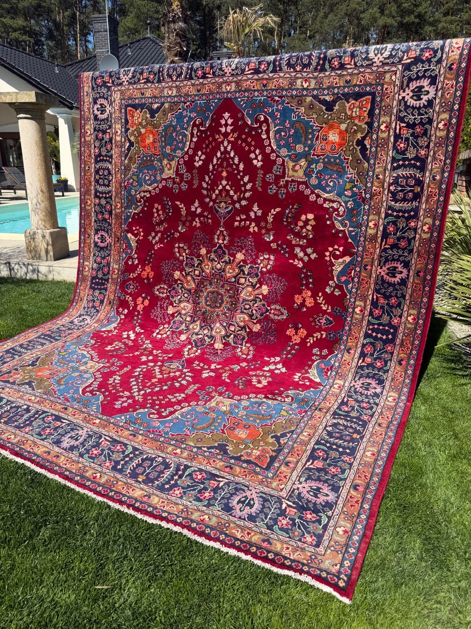 Rug Keshan 385x300 cm, multicolor wool, Iran - 313758