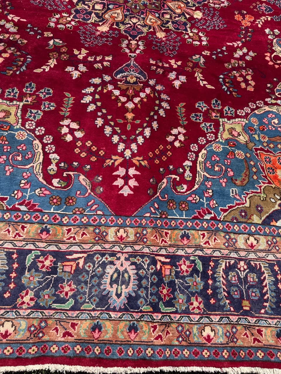 Rug Keshan 385x300 cm, multicolor wool, Iran - 313768