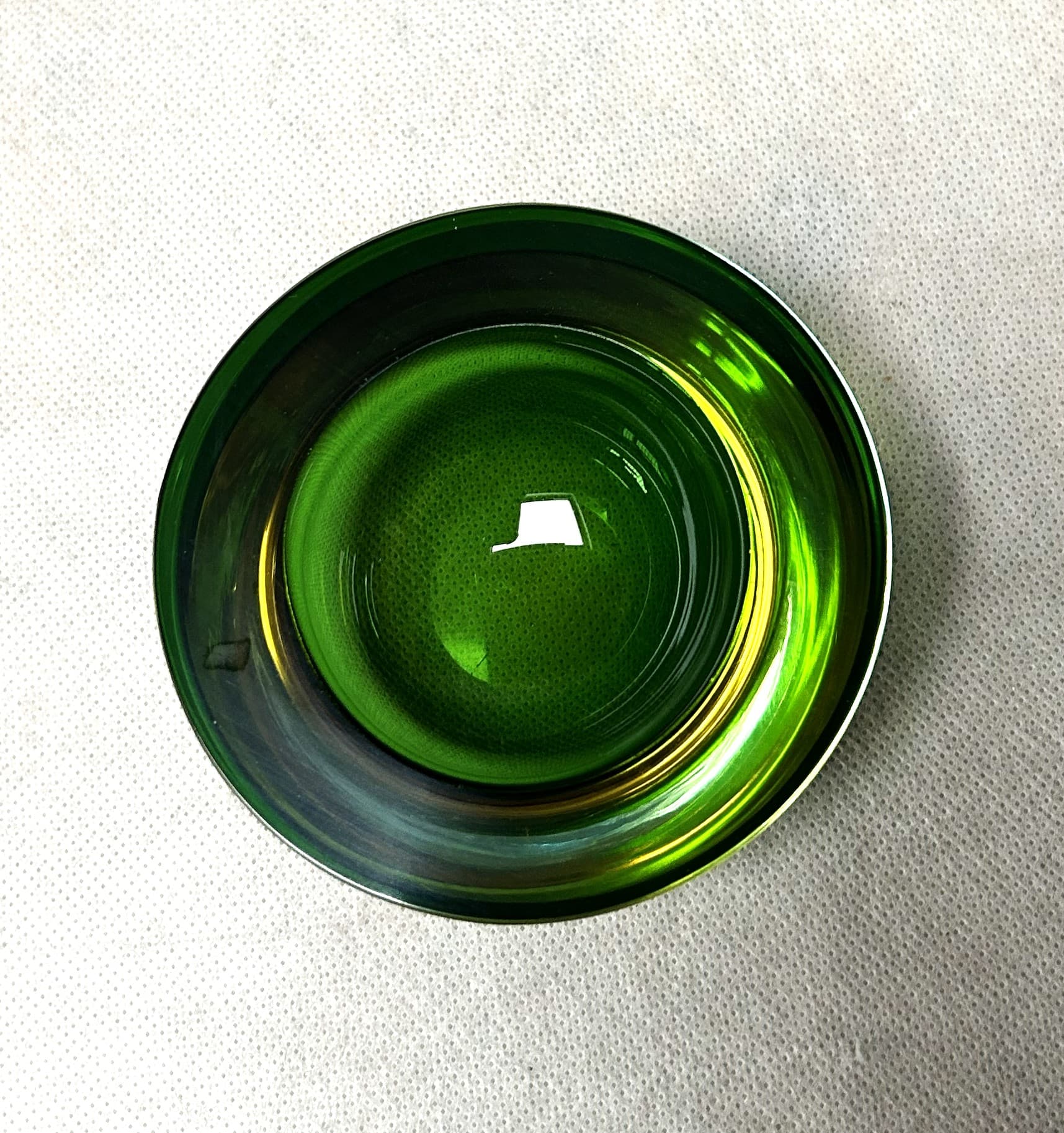 Bowl Sommerso, green, glass, Murano, Italy, 1960s. - 313785