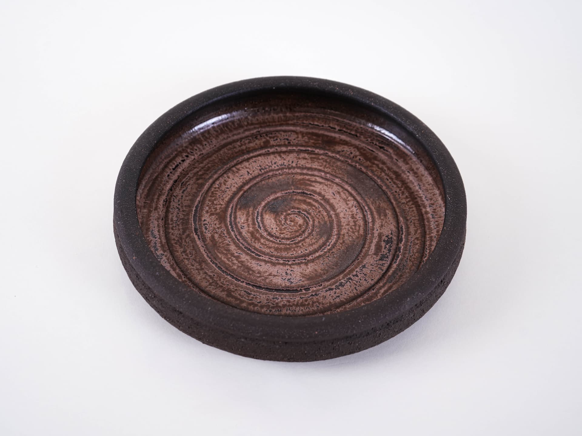 Bowl, brown ceramic, Lehmann, Denmark, 1960s. - 313909