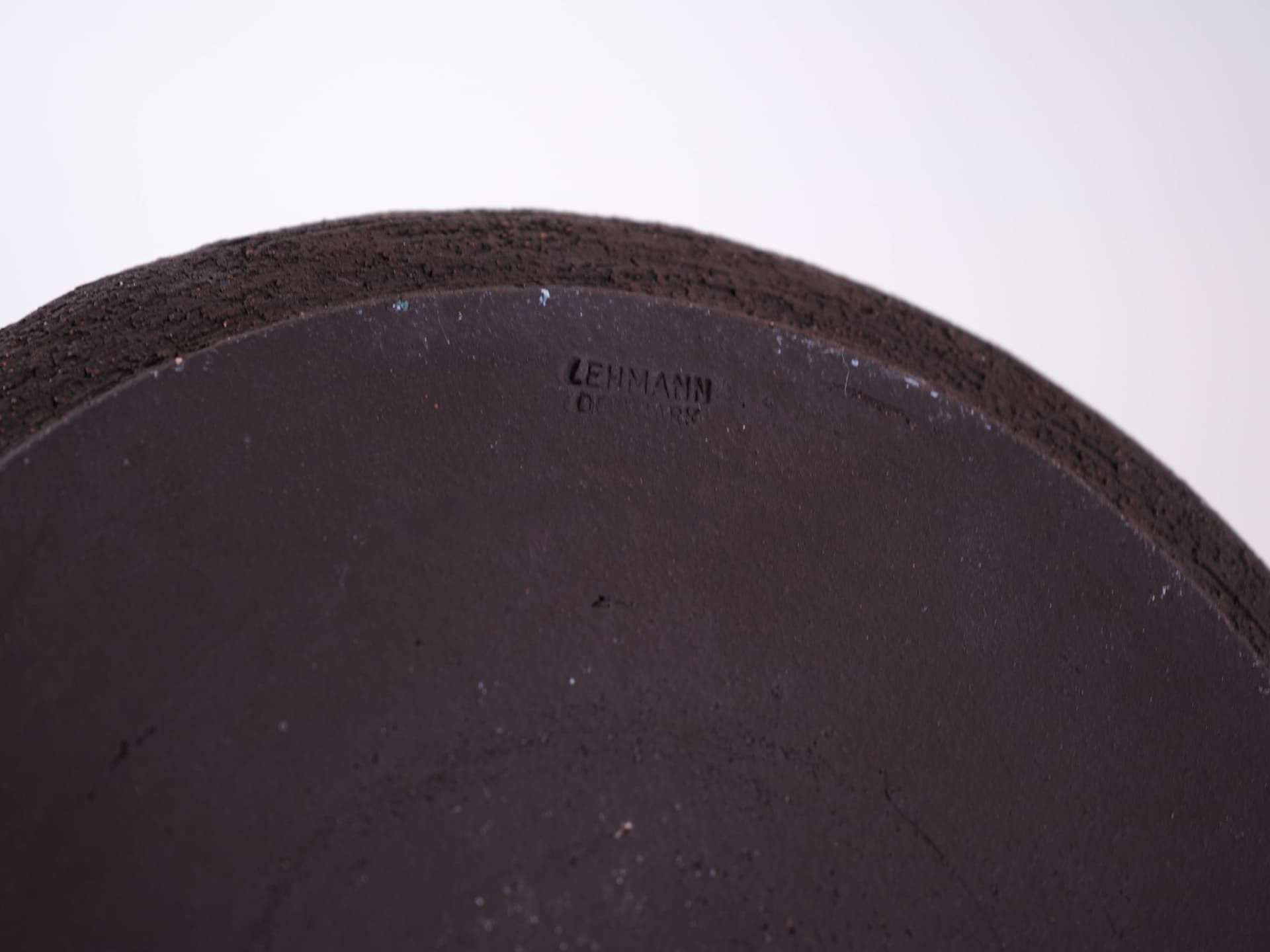 Bowl, brown ceramic, Lehmann, Denmark, 1960s. - 313910