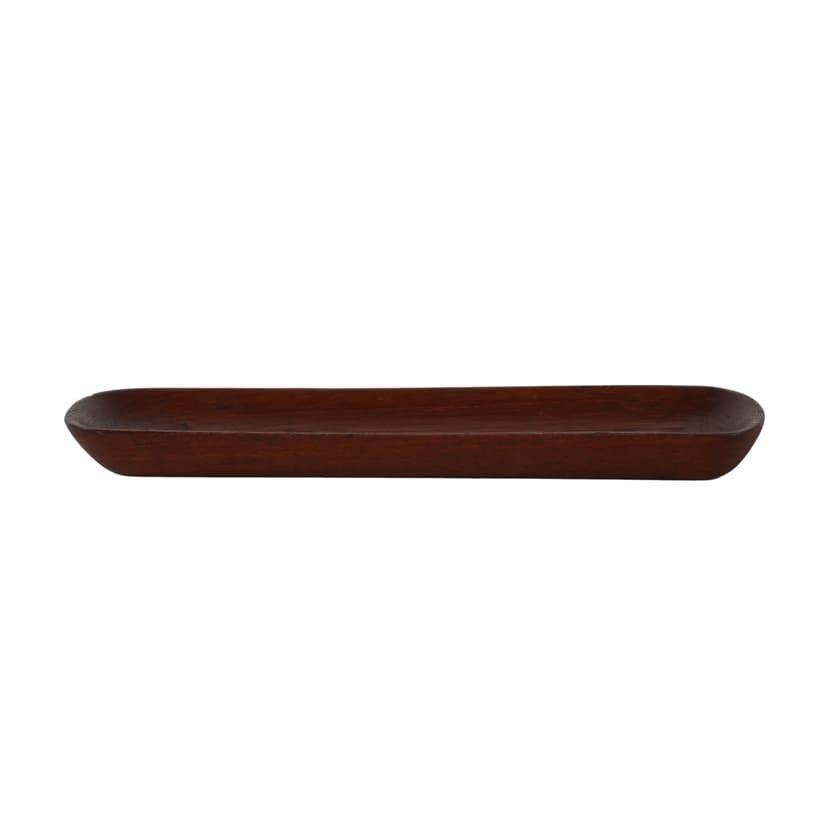 Tray, teak, brown, Denmark, 1970s.