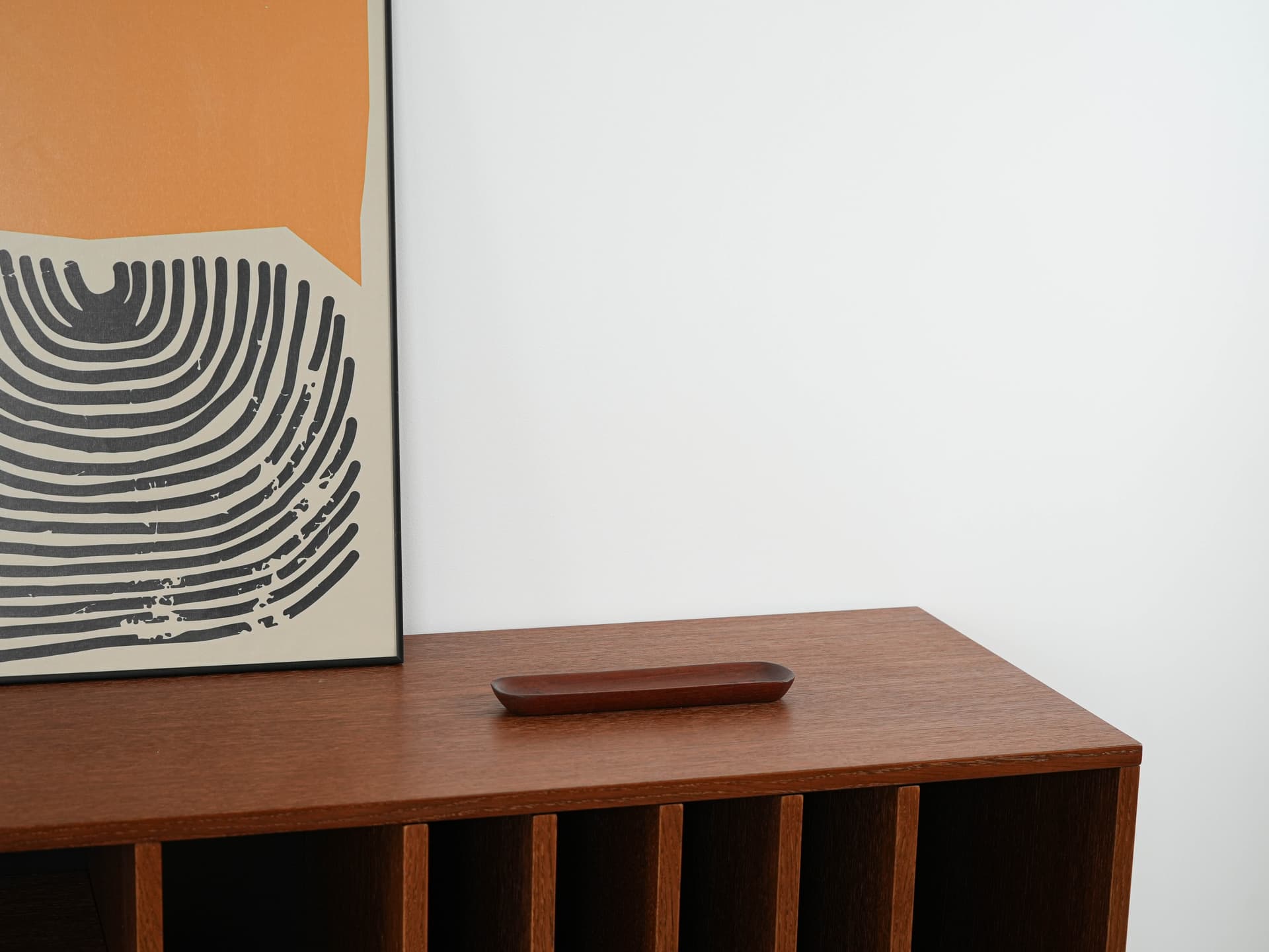 Tray, teak, brown, Denmark, 1970s. - 313940