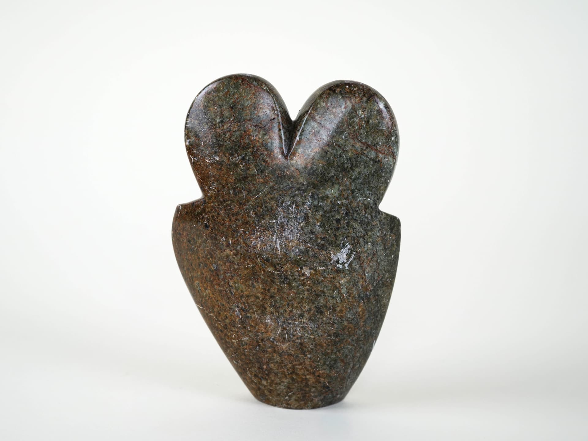 Abstract sculpture, multicolor stone, Denmark, 1980s. - 313961