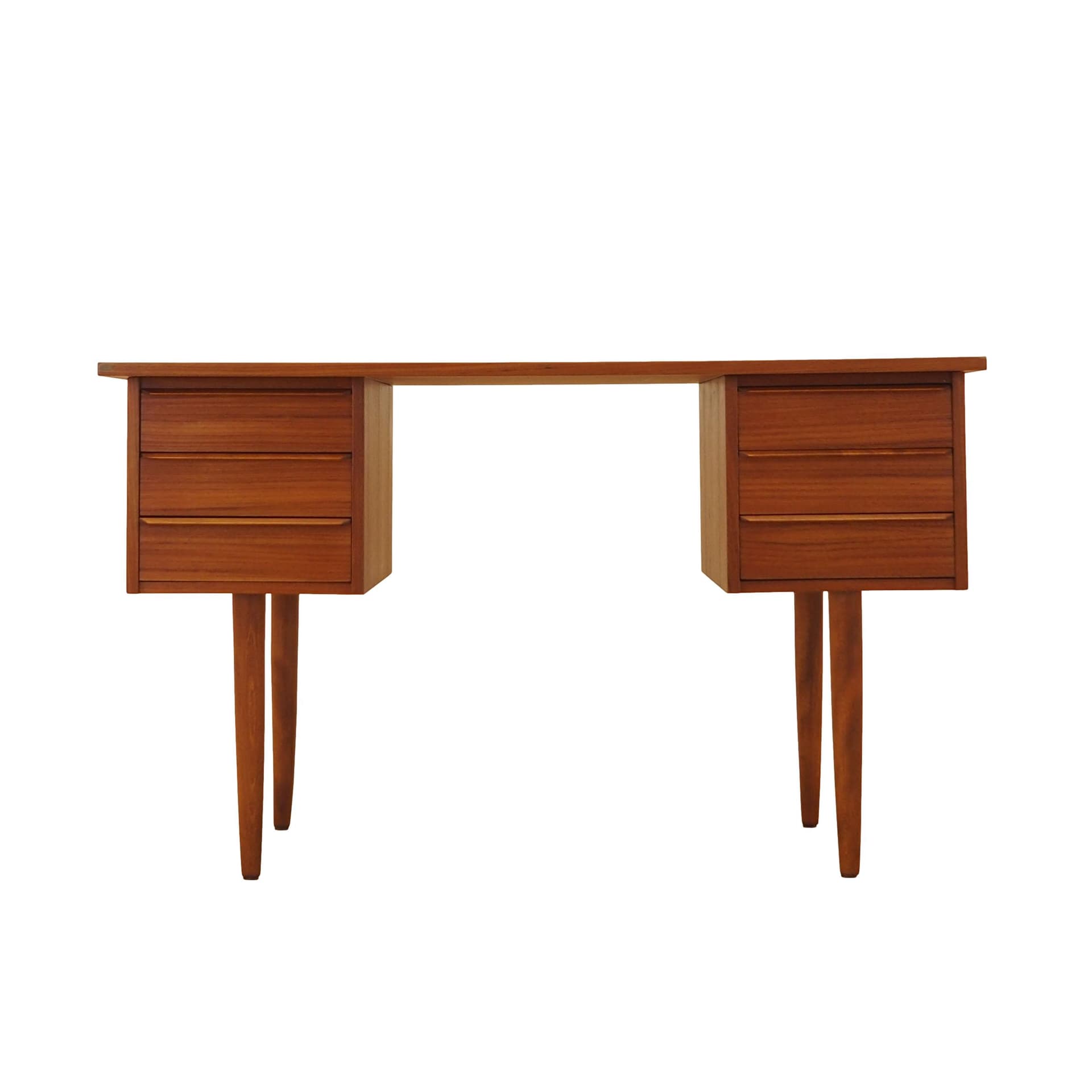 Desk, teak, Denmark, 1970s.