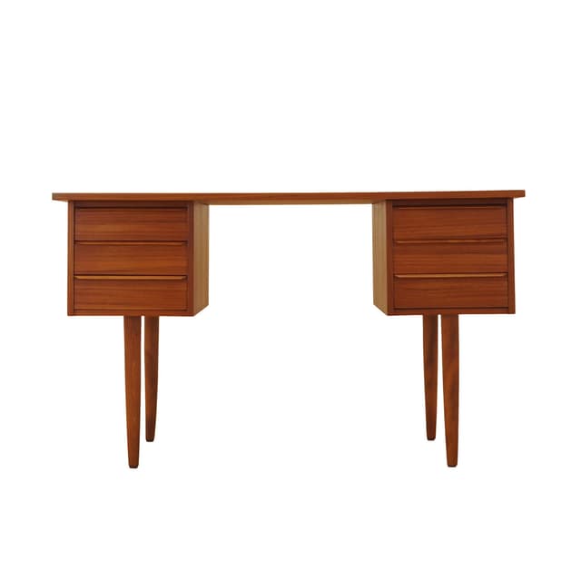 Desk, teak, Denmark, 1970s. - DIMENSION