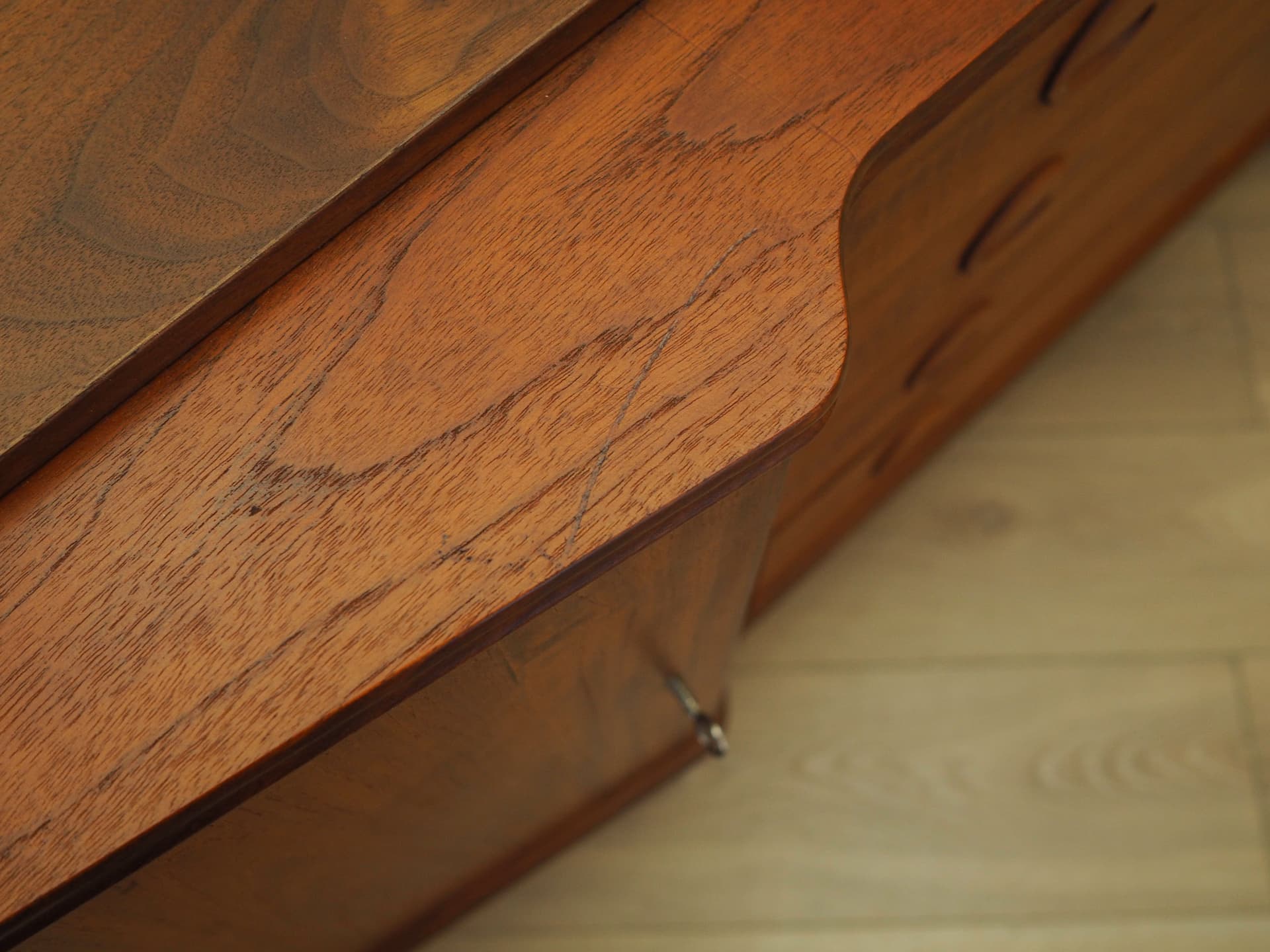 Sideboard, brown teak, Denmark, 1960s. - 314121