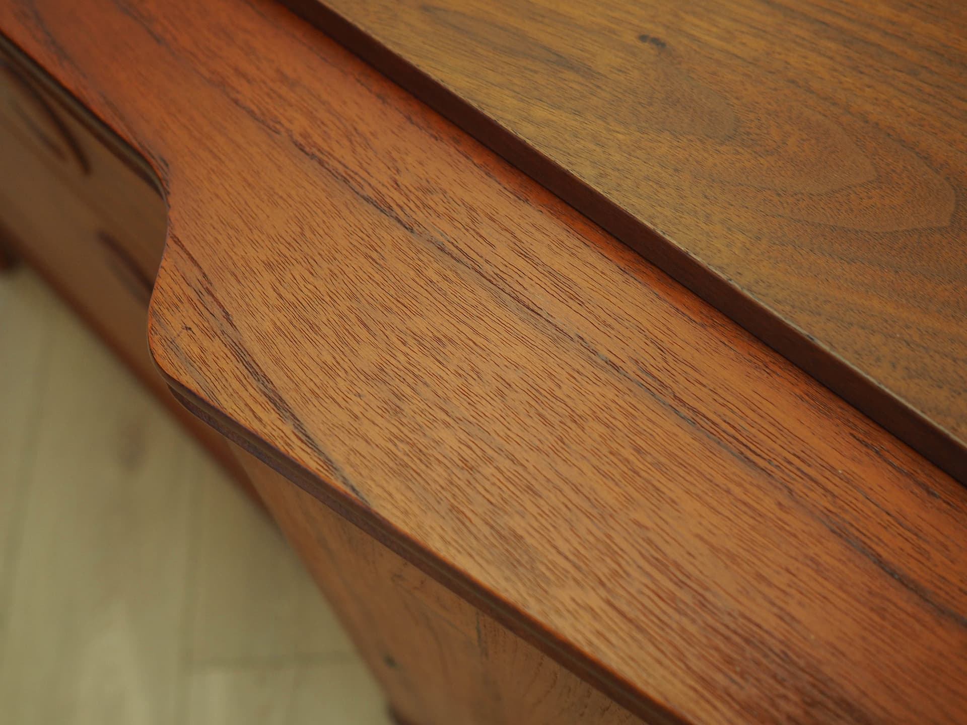 Sideboard, brown teak, Denmark, 1960s. - 314123
