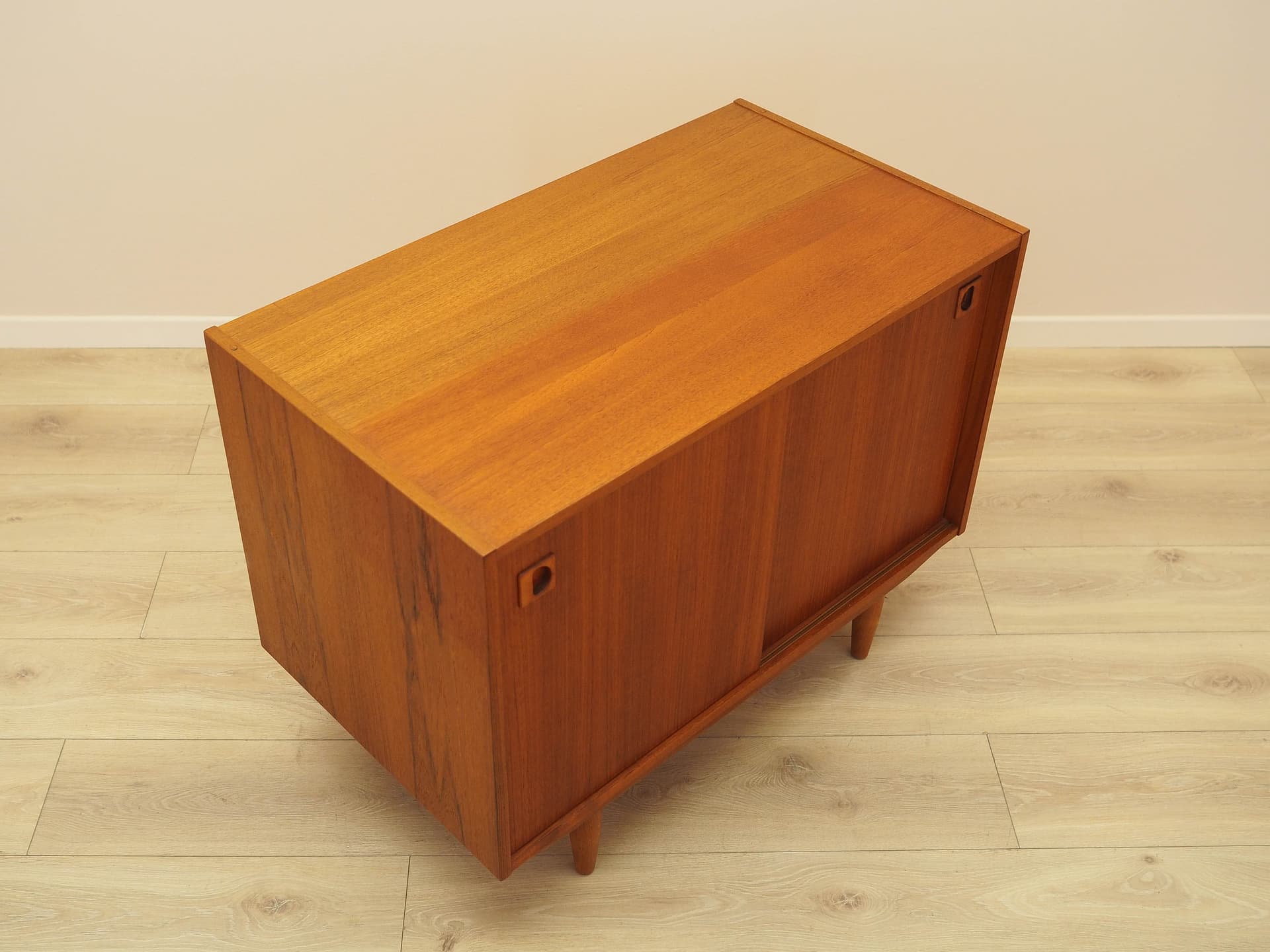 Cabinet, brown teak, Denmark, 1970s. - 314146
