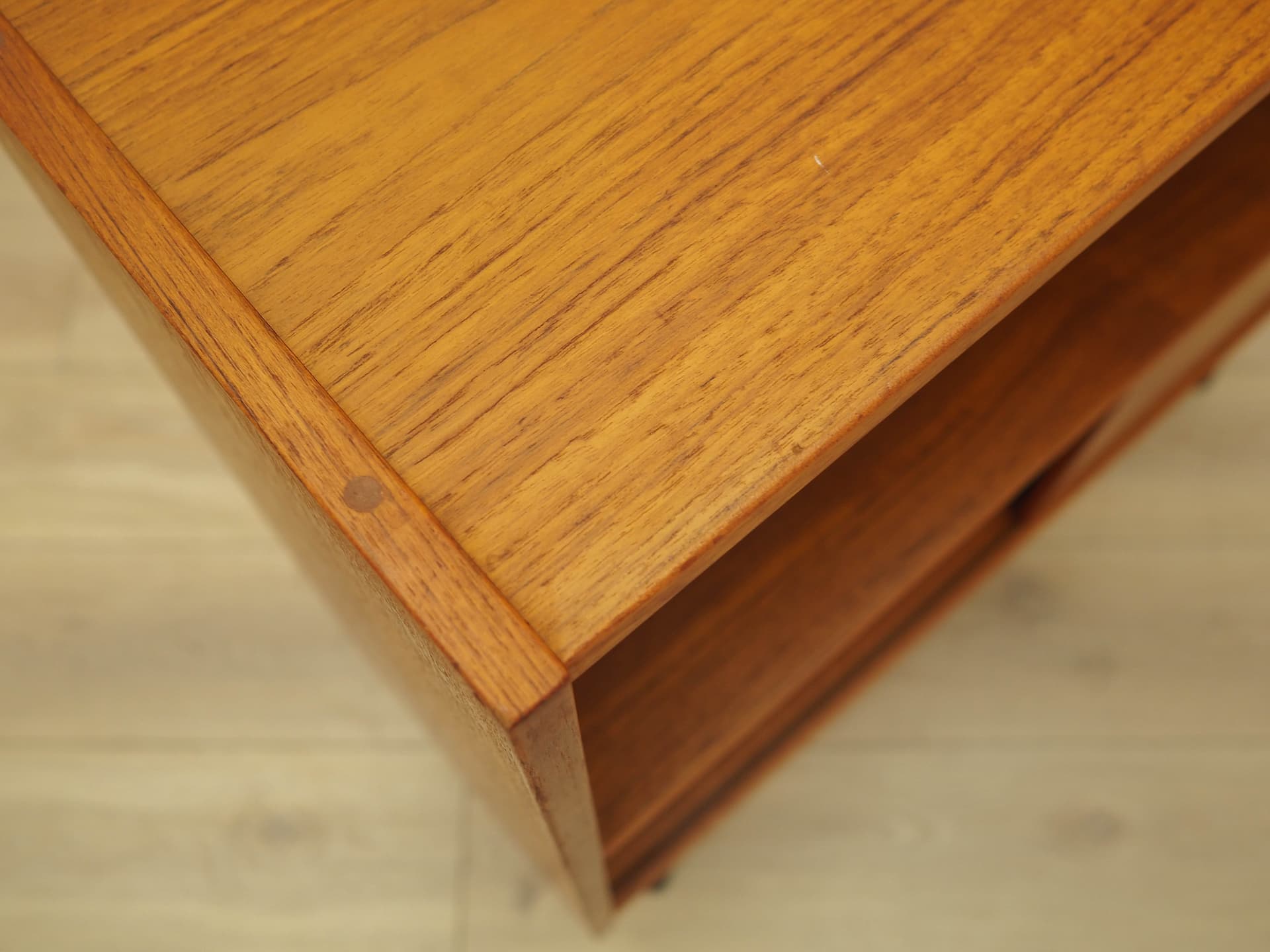 Bookcase, brown teak, black wood, Denmark, 1970s. - 314156