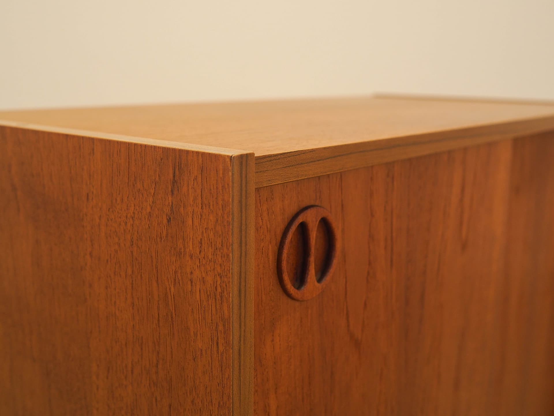 Cabinet, teak brown, Denmark, 1970s. - 314175