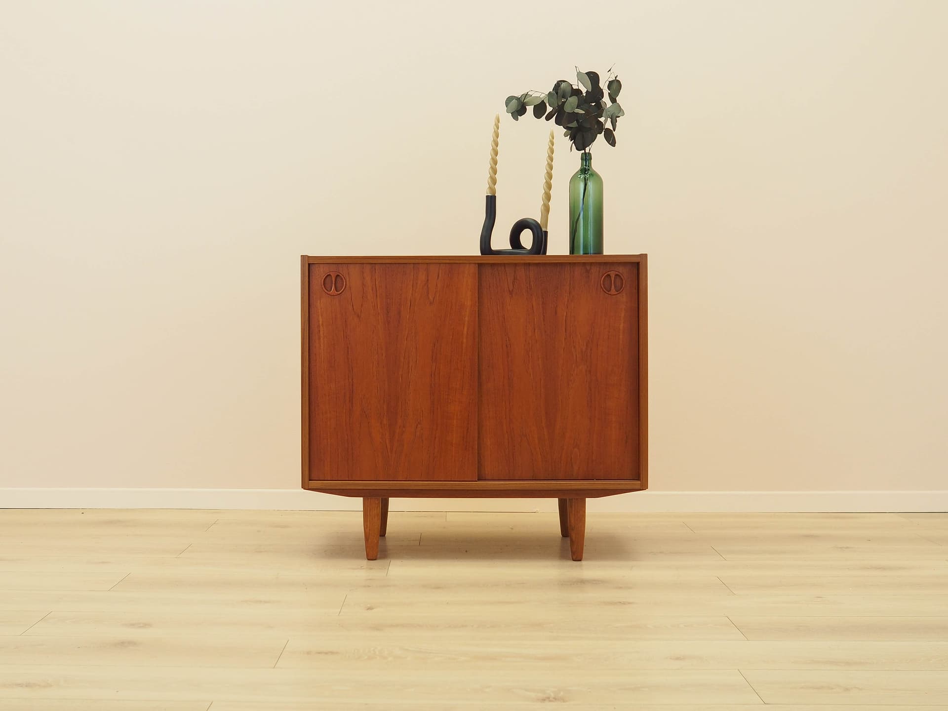 Cabinet, teak brown, Denmark, 1970s. - 314167