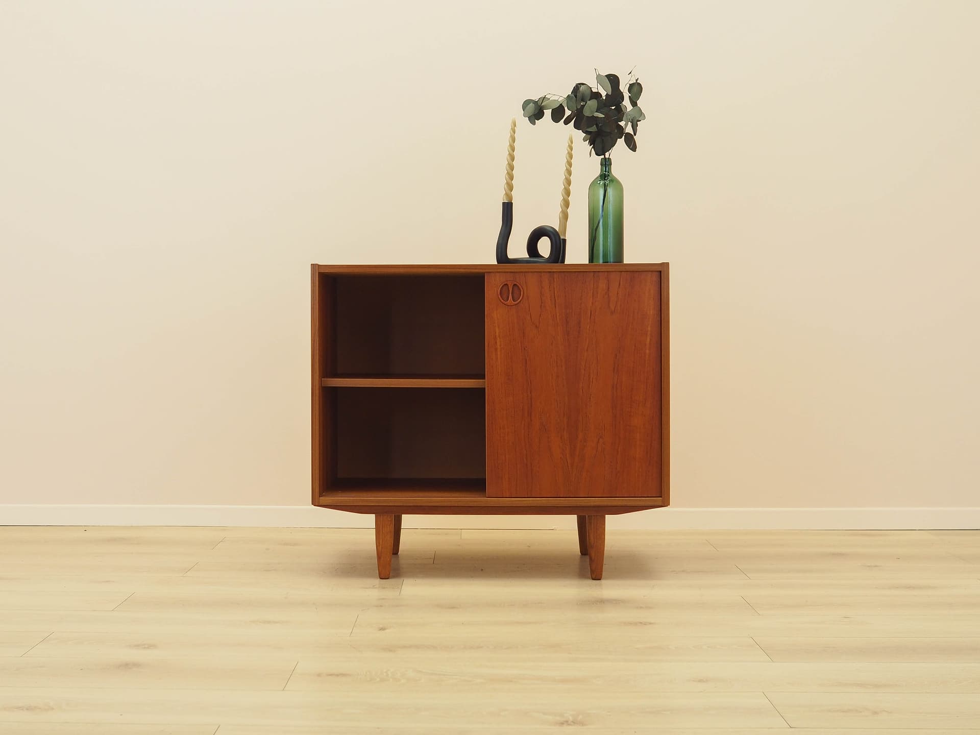 Cabinet, teak brown, Denmark, 1970s. - 314168