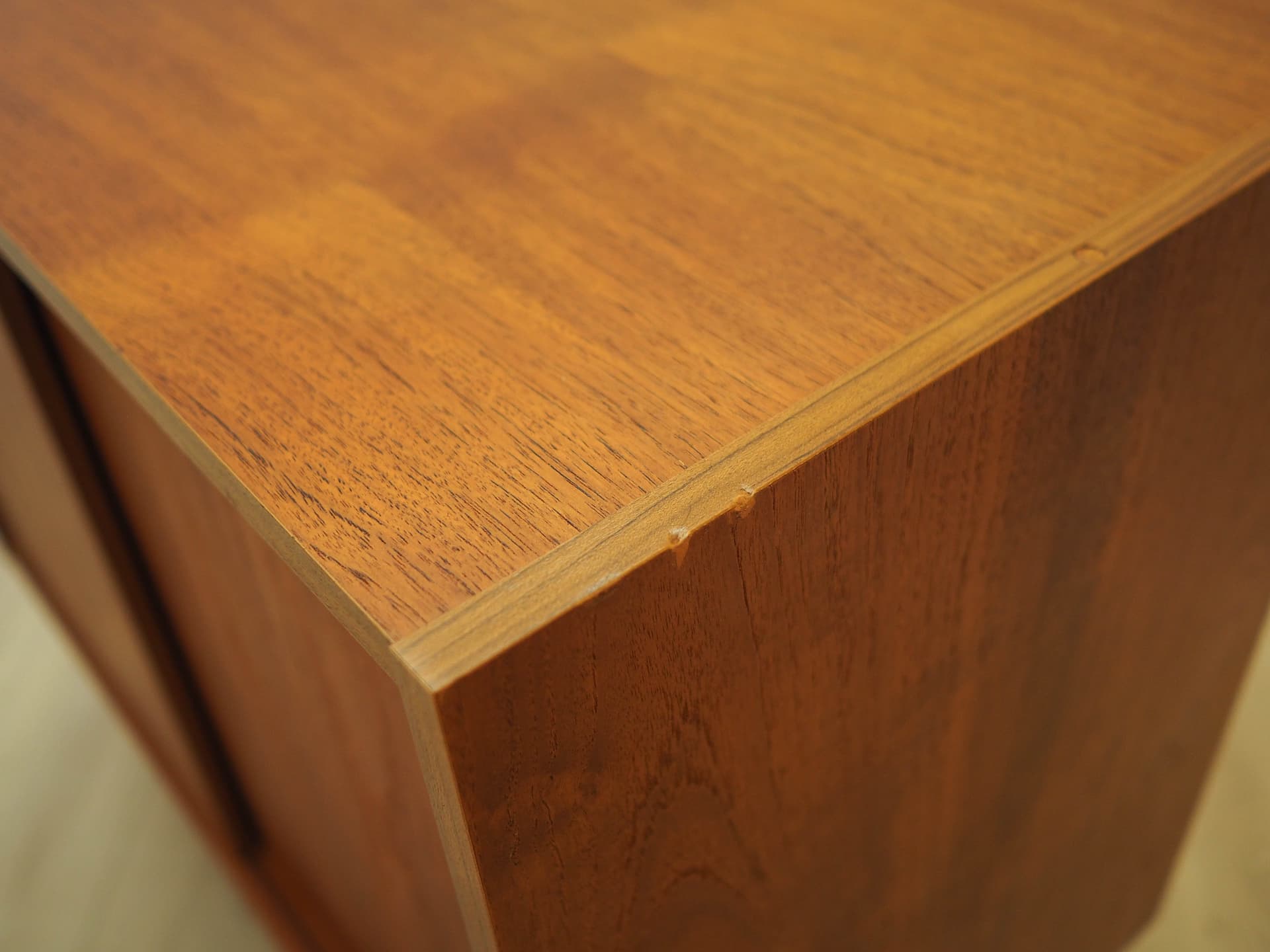 Cabinet, teak brown, Denmark, 1970s. - 314178