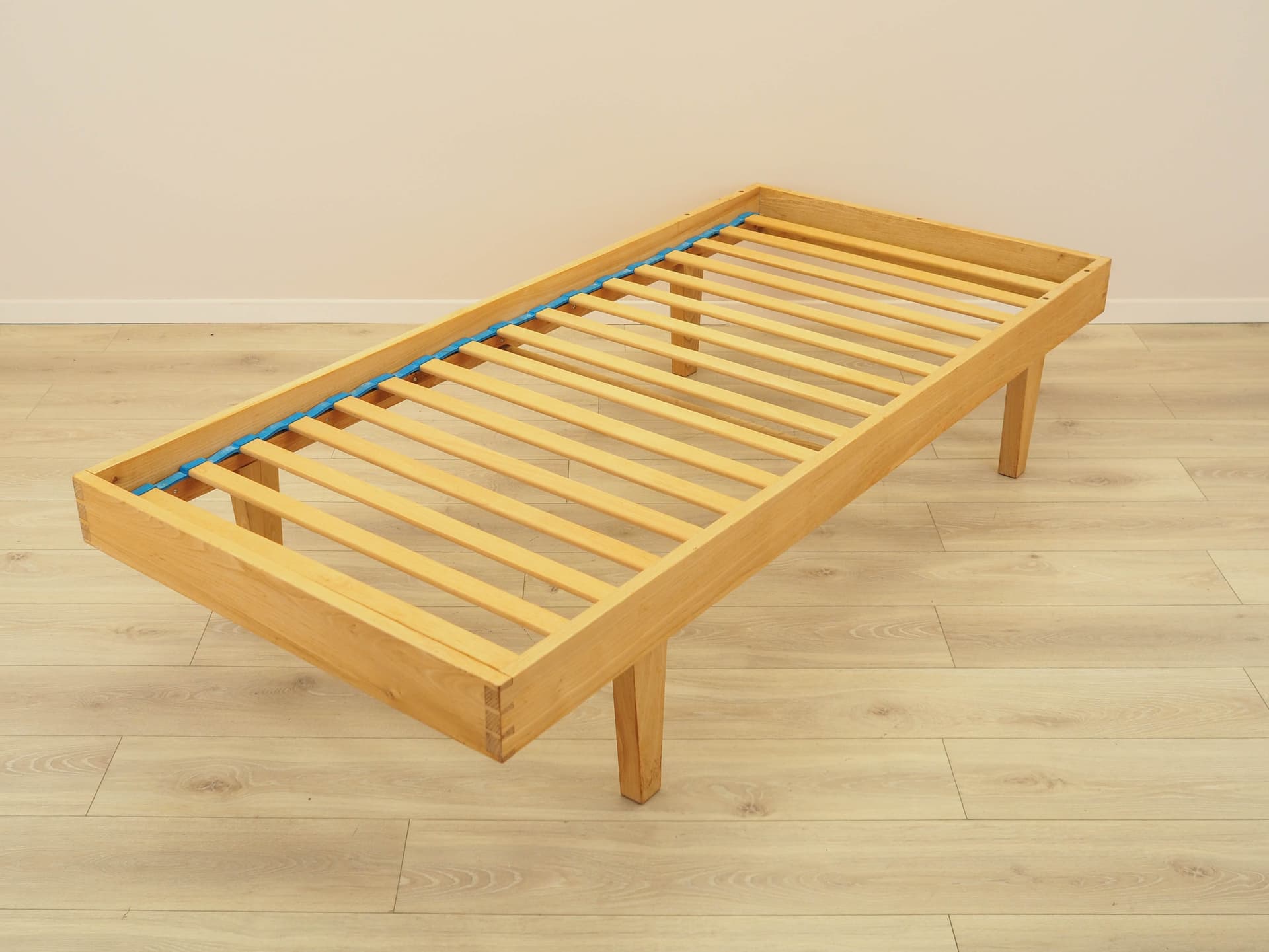 Bed, brown ash, Denmark, 1970s. - 314368