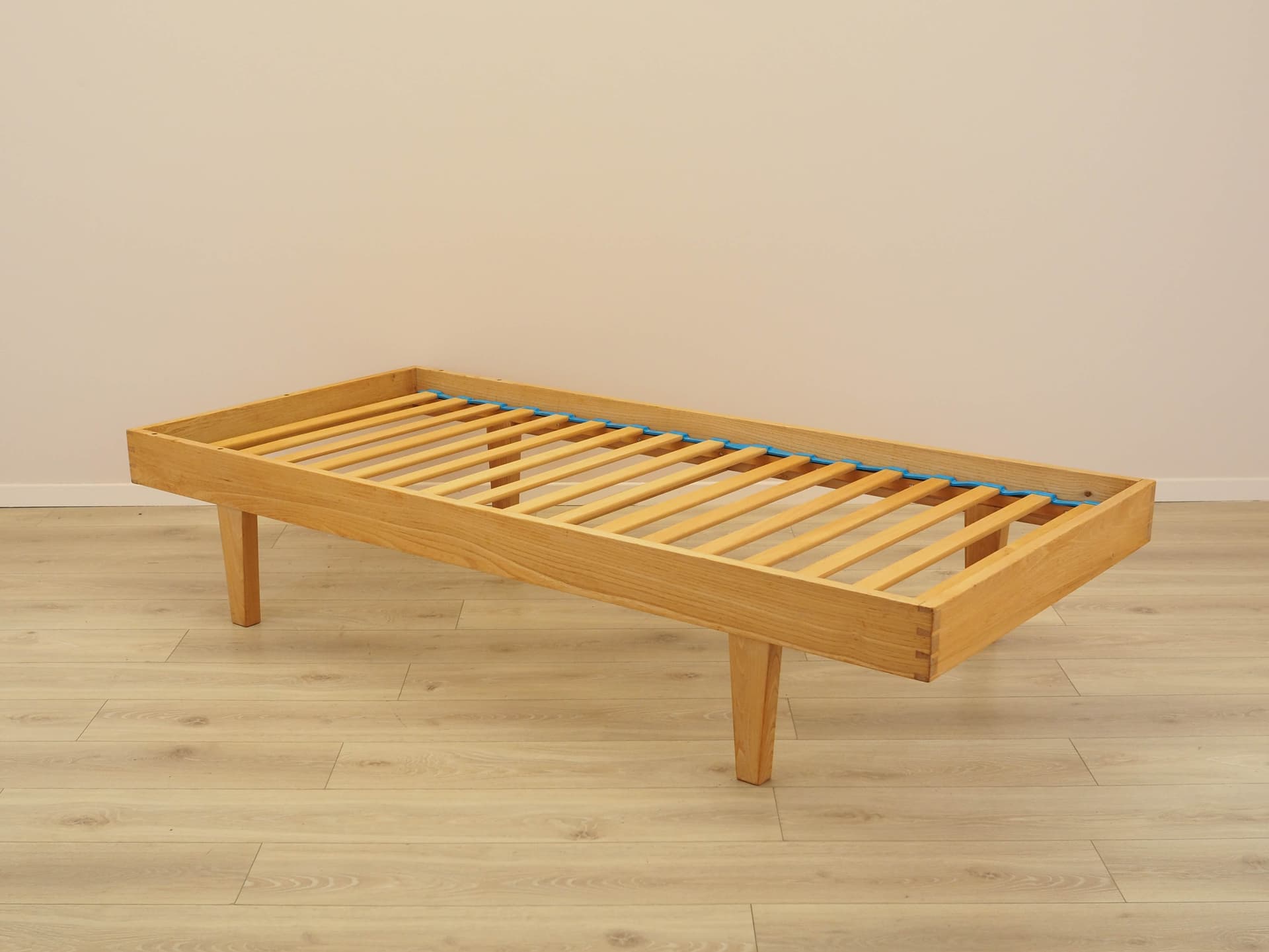 Bed, brown ash, Denmark, 1970s. - 314365