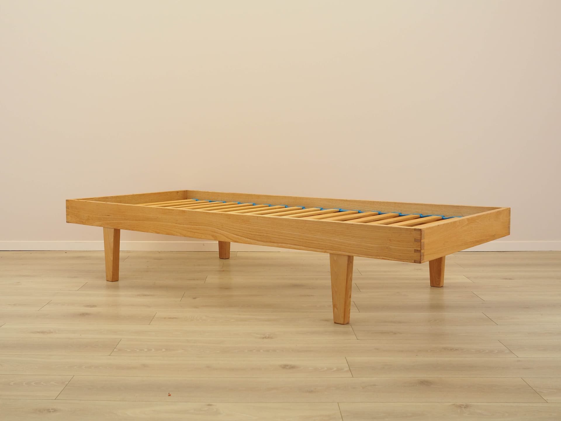 Bed, brown ash, Denmark, 1970s. - 314364