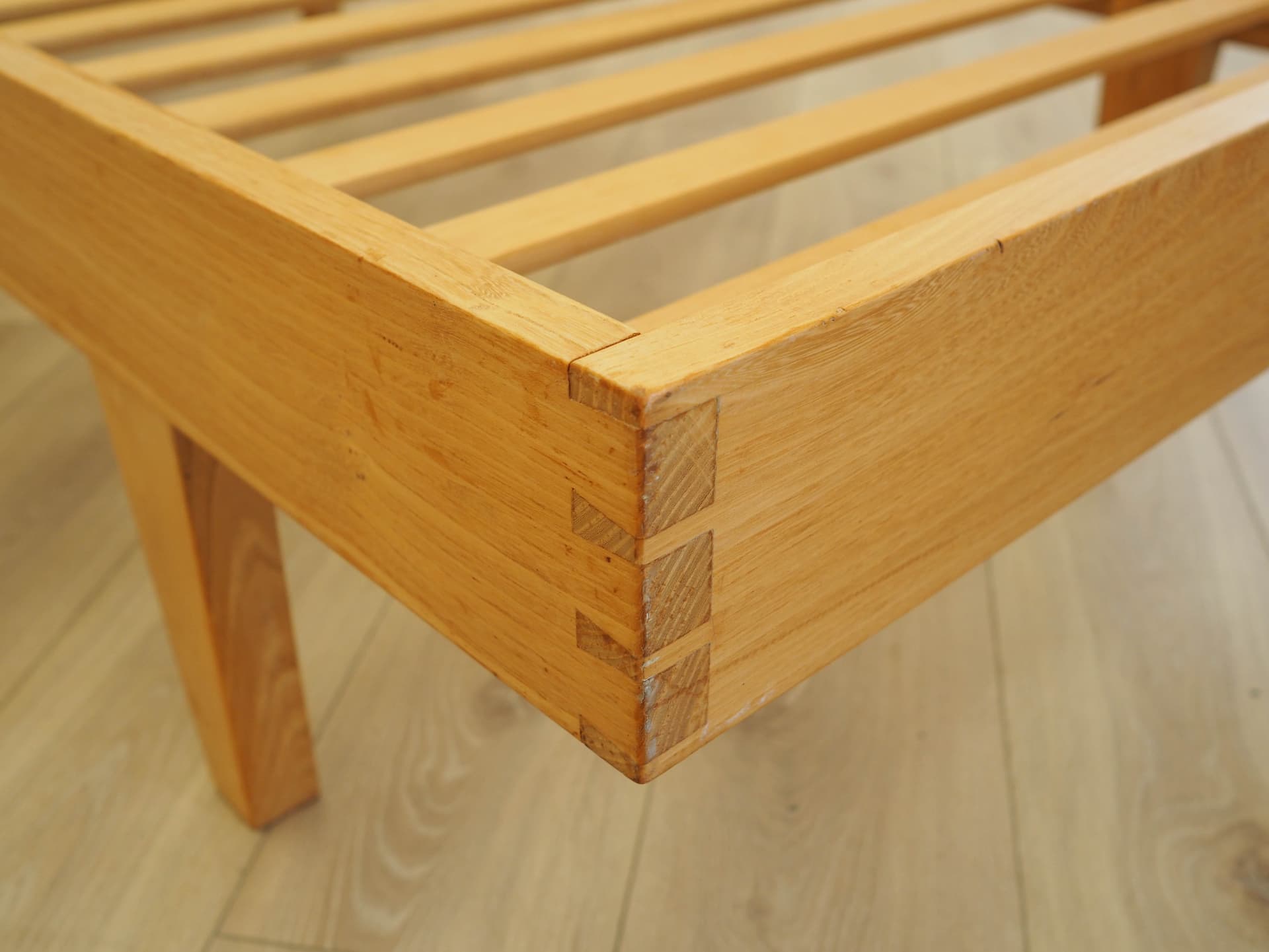 Bed, brown ash, Denmark, 1970s. - 314370