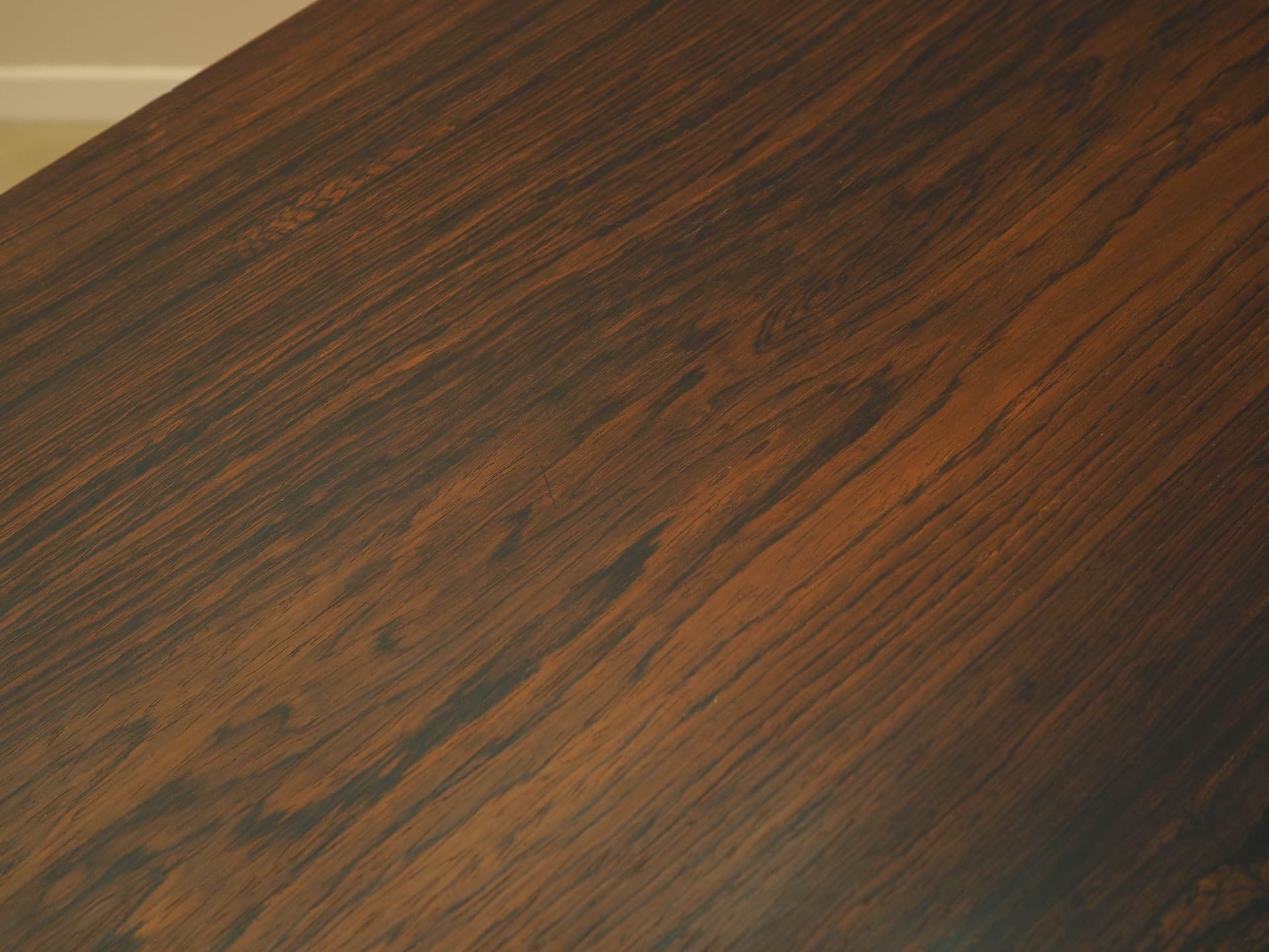 Sideboard, brown rosewood, black wood, Denmark, 1970s. - 314386