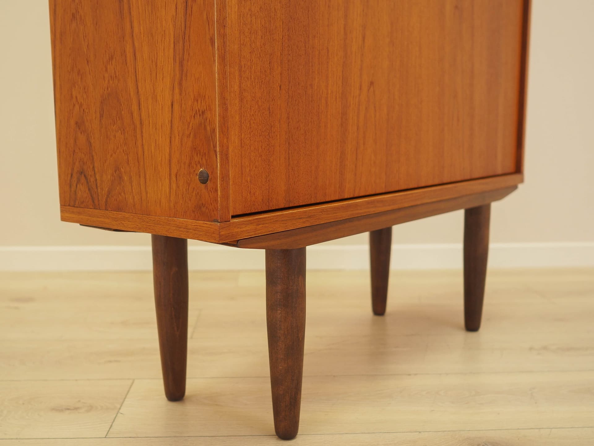 Bookcase, brown teak, brown wood, Denmark, 1970s. - 314401