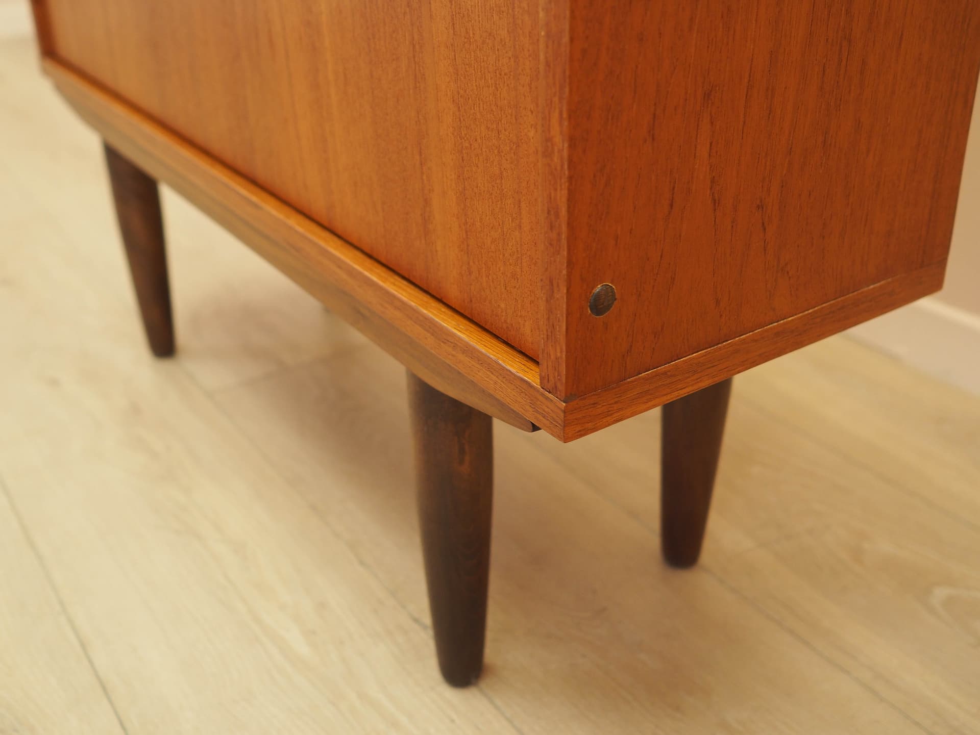 Bookcase, brown teak, brown wood, Denmark, 1970s. - 314403