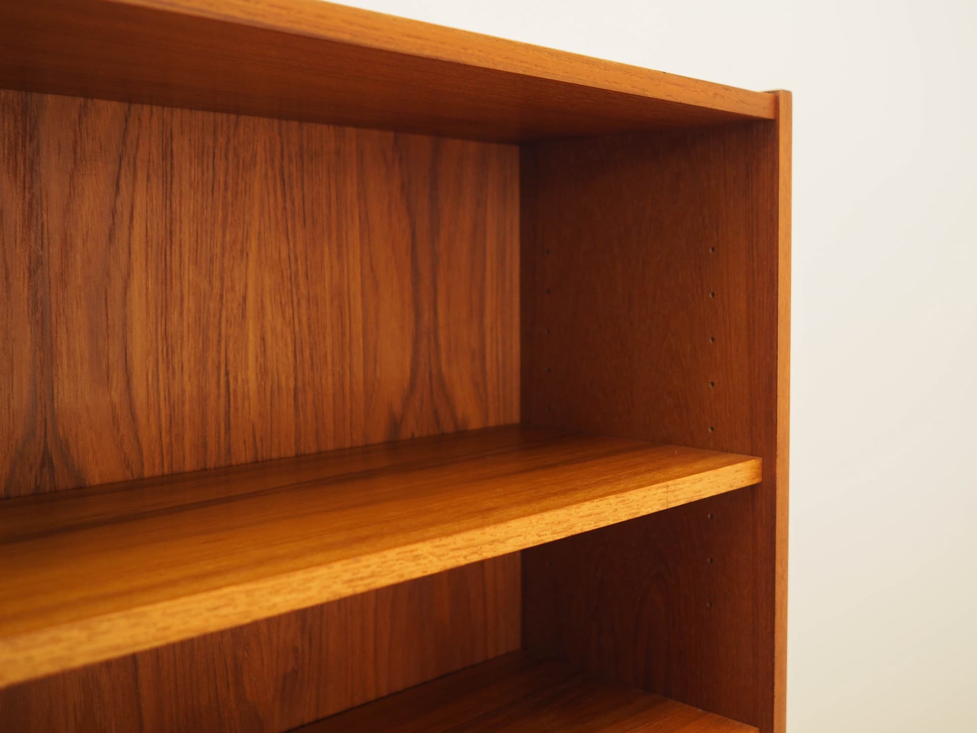 Bookcase, brown teak, brown wood, Denmark, 1970s. - 314400