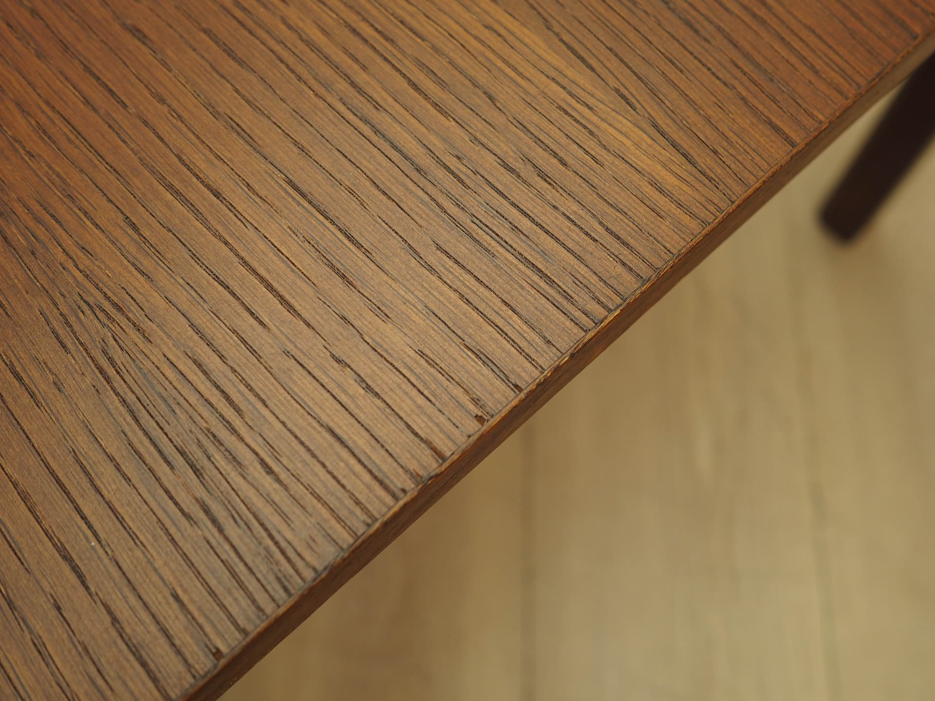Coffee table, brown oak, brown teak, Denmark, 1970s. - 314494