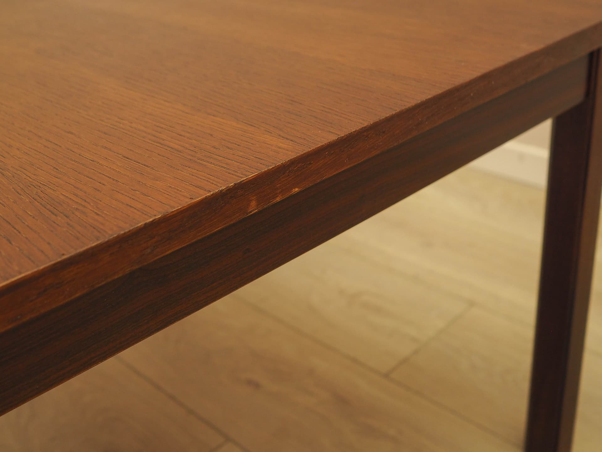 Coffee table, brown oak, brown teak, Denmark, 1970s. - 314499