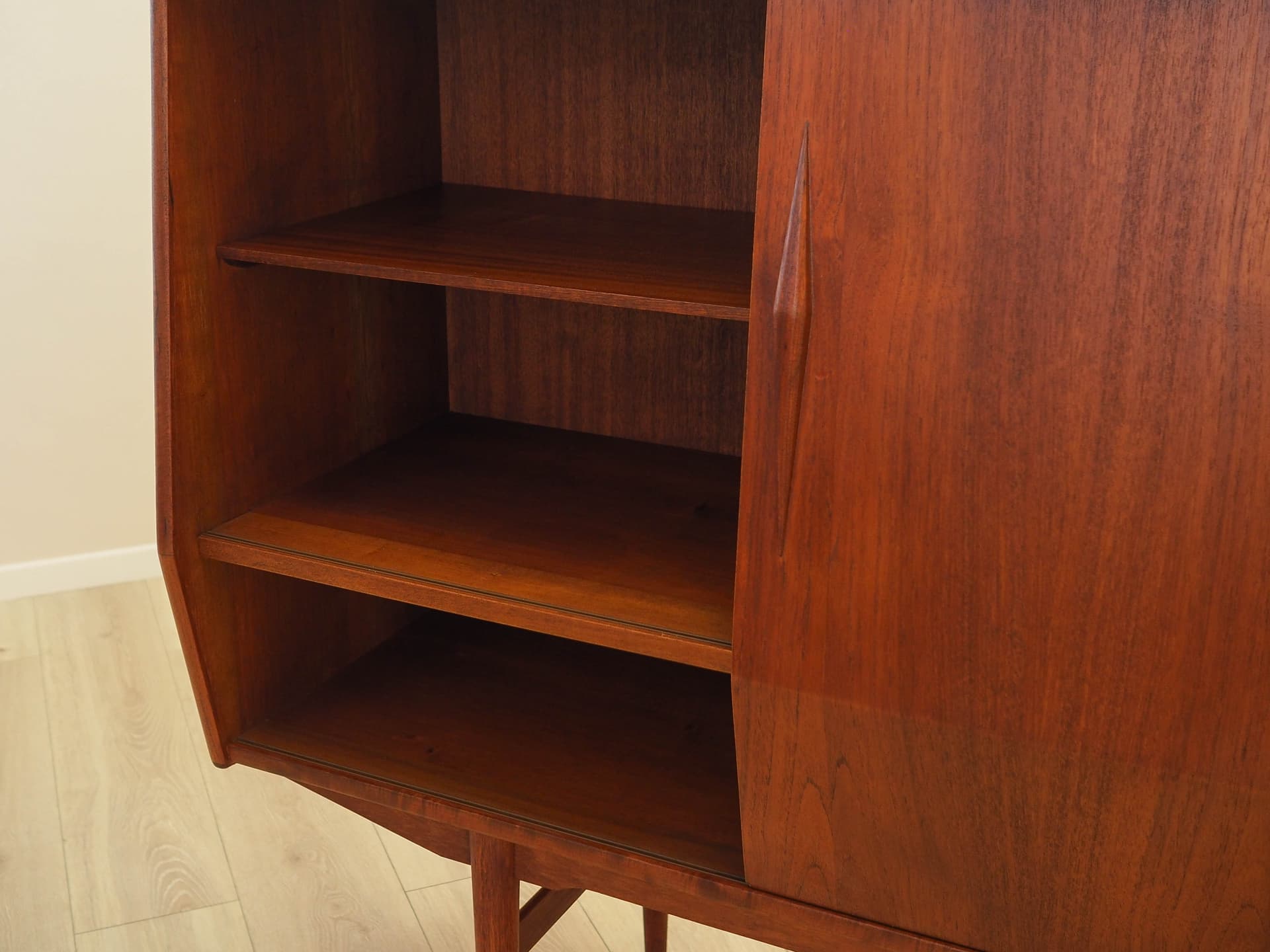 Highboard, teak, brown, Denmark, 1960s. - 314522