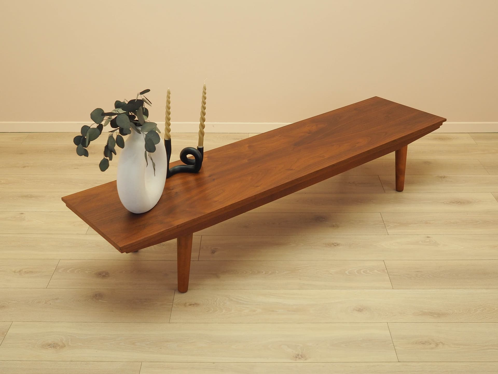 Lowboard, dąb, teak, Dania, lata 70. - 314564