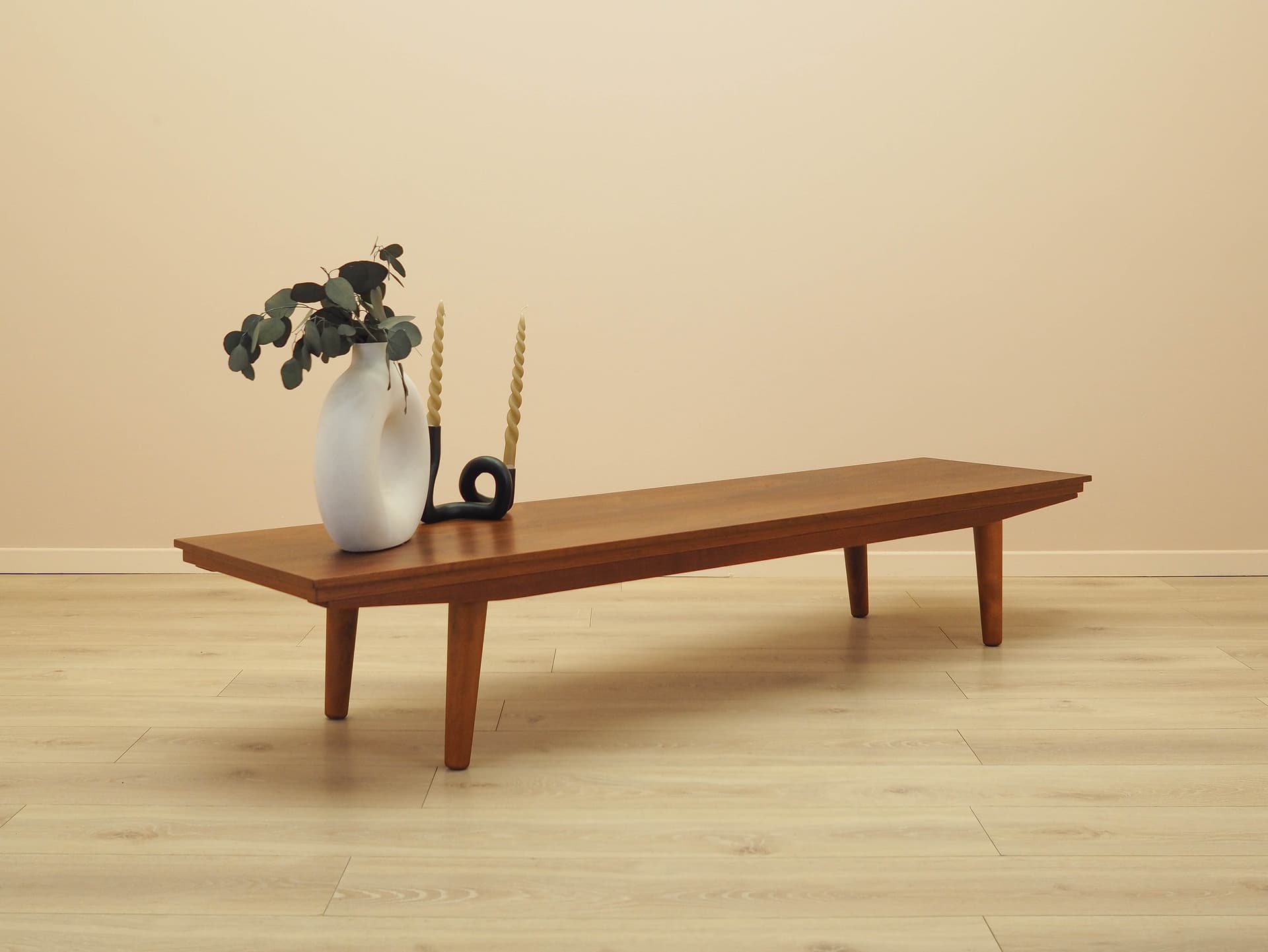 Lowboard, dąb, teak, Dania, lata 70. - 314563