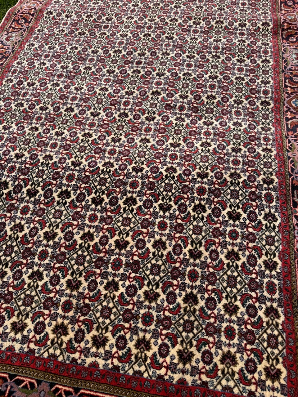 Rug Bidjar 260x175 cm, burgundy multicolor, Kashmiri wool, Iran - 314642