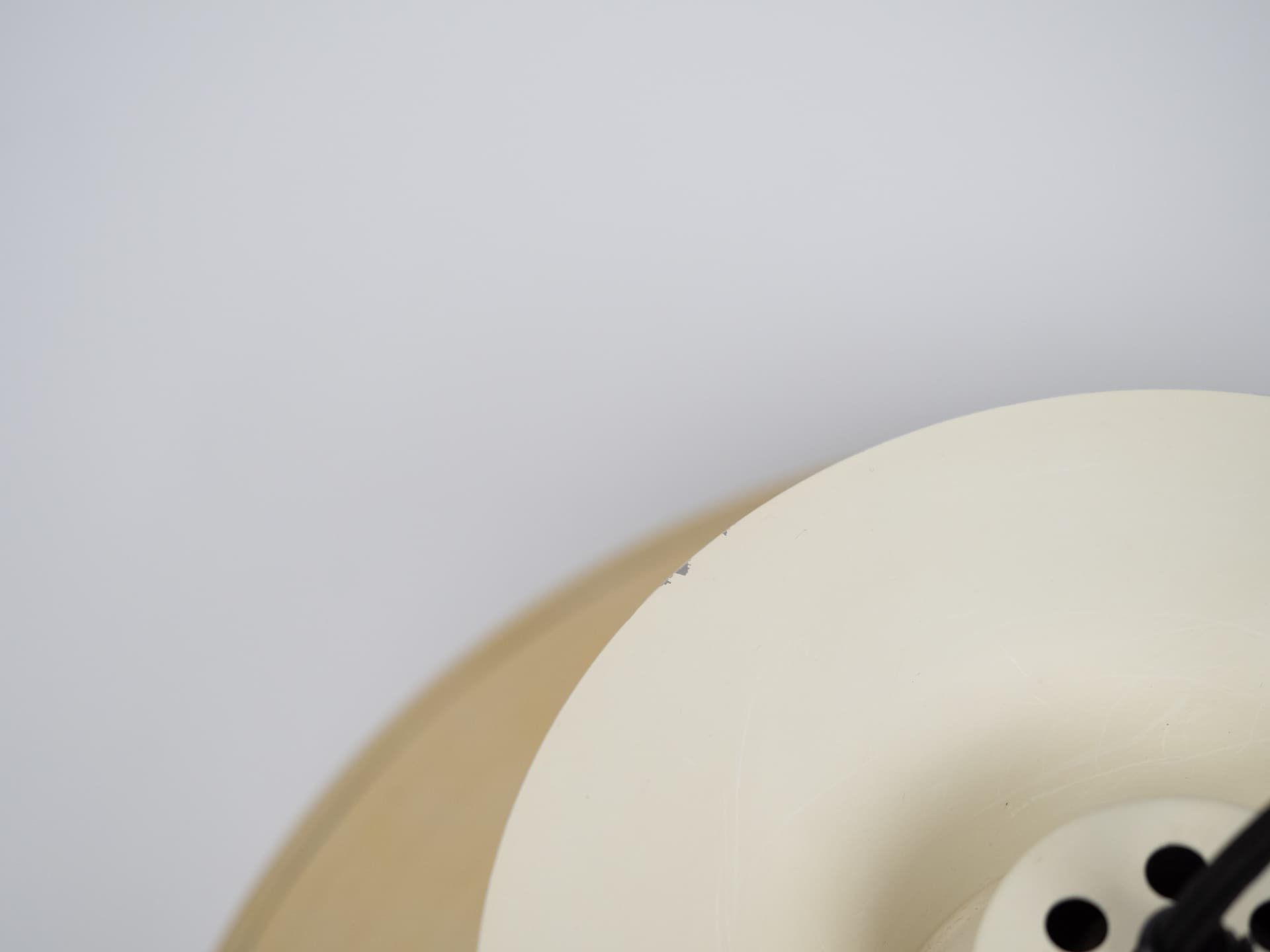 Lampa wisząca, złoty, aluminium, proj. B. Nordsted, Dania, lata 70. - 314665