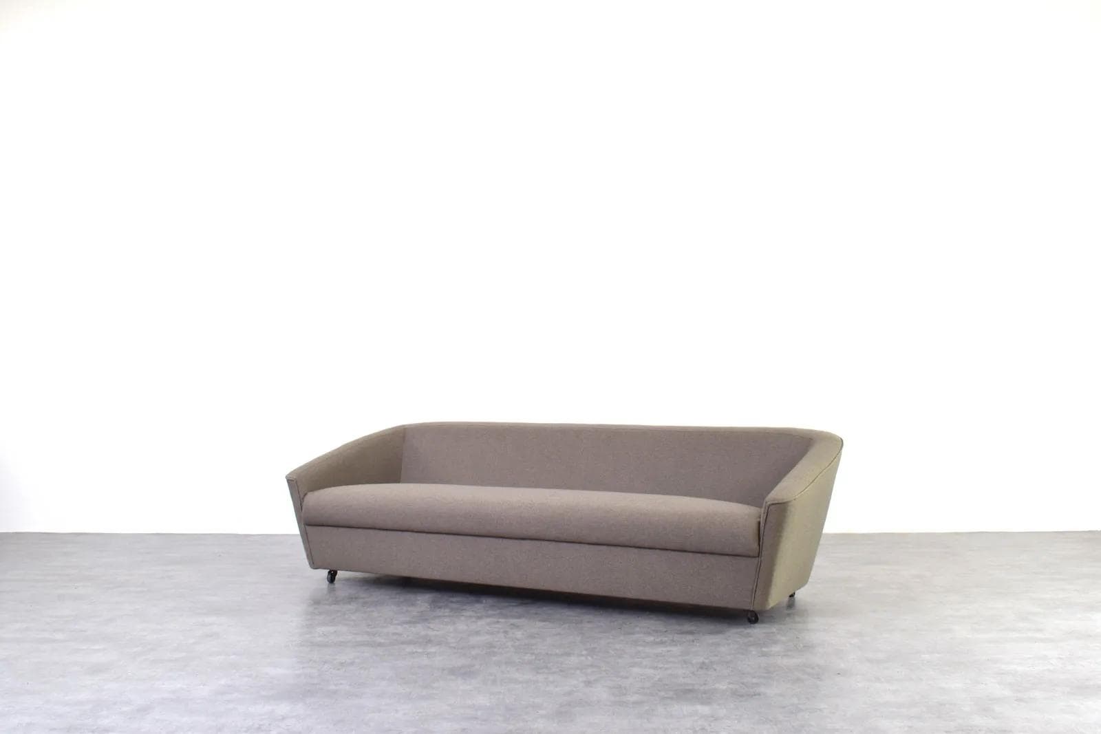 Sofa Space Age, grey fabric, Germany, 1960s. - 316294