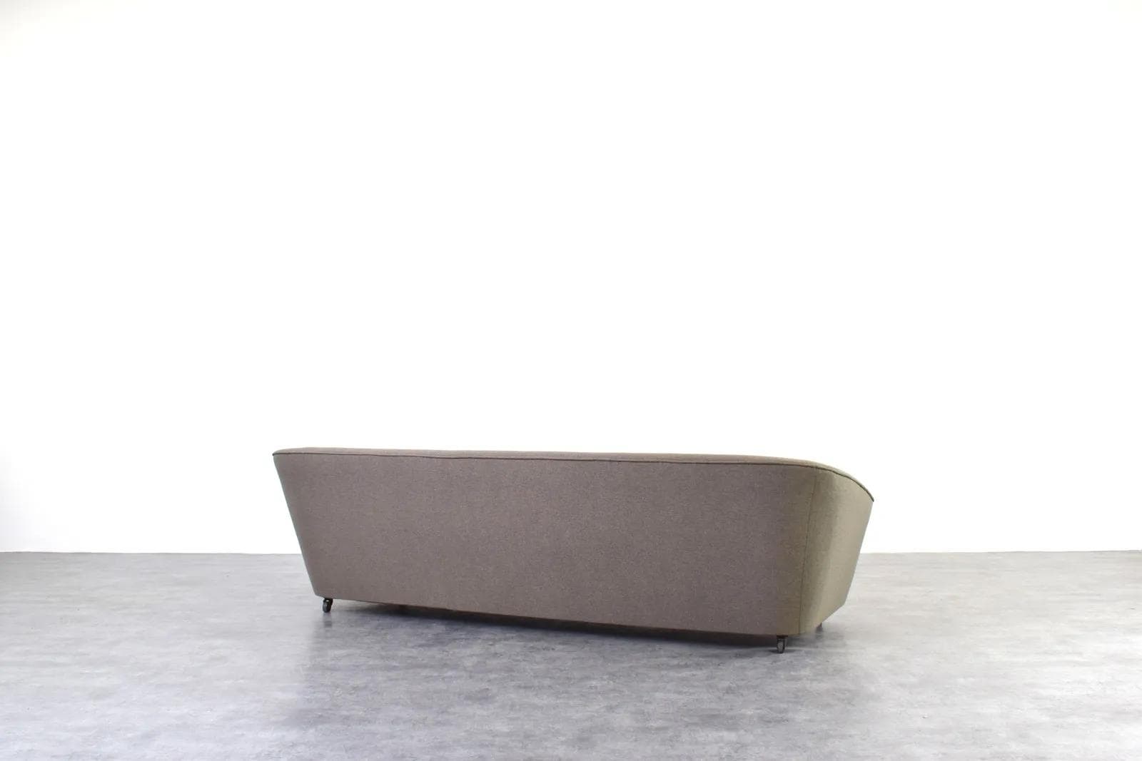Sofa Space Age, grey fabric, Germany, 1960s. - 316290