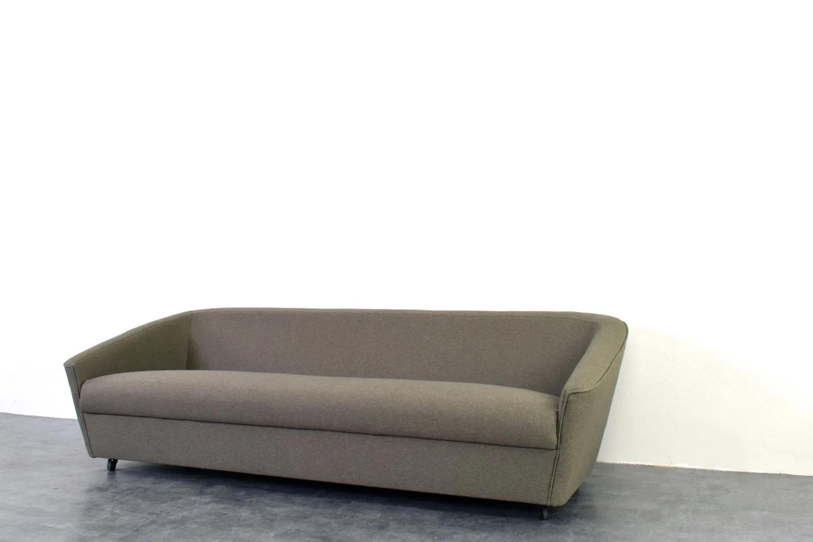 Sofa Space Age, grey fabric, Germany, 1960s. - 316288