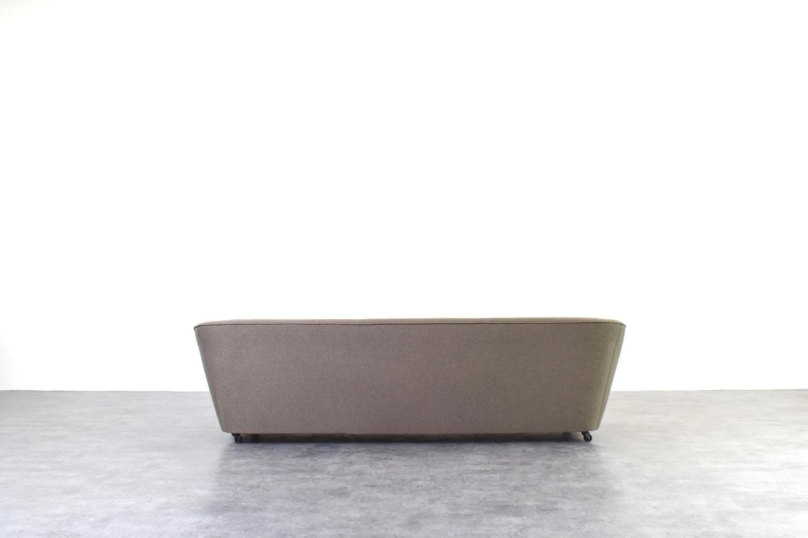 Sofa Space Age, grey fabric, Germany, 1960s. - 316291