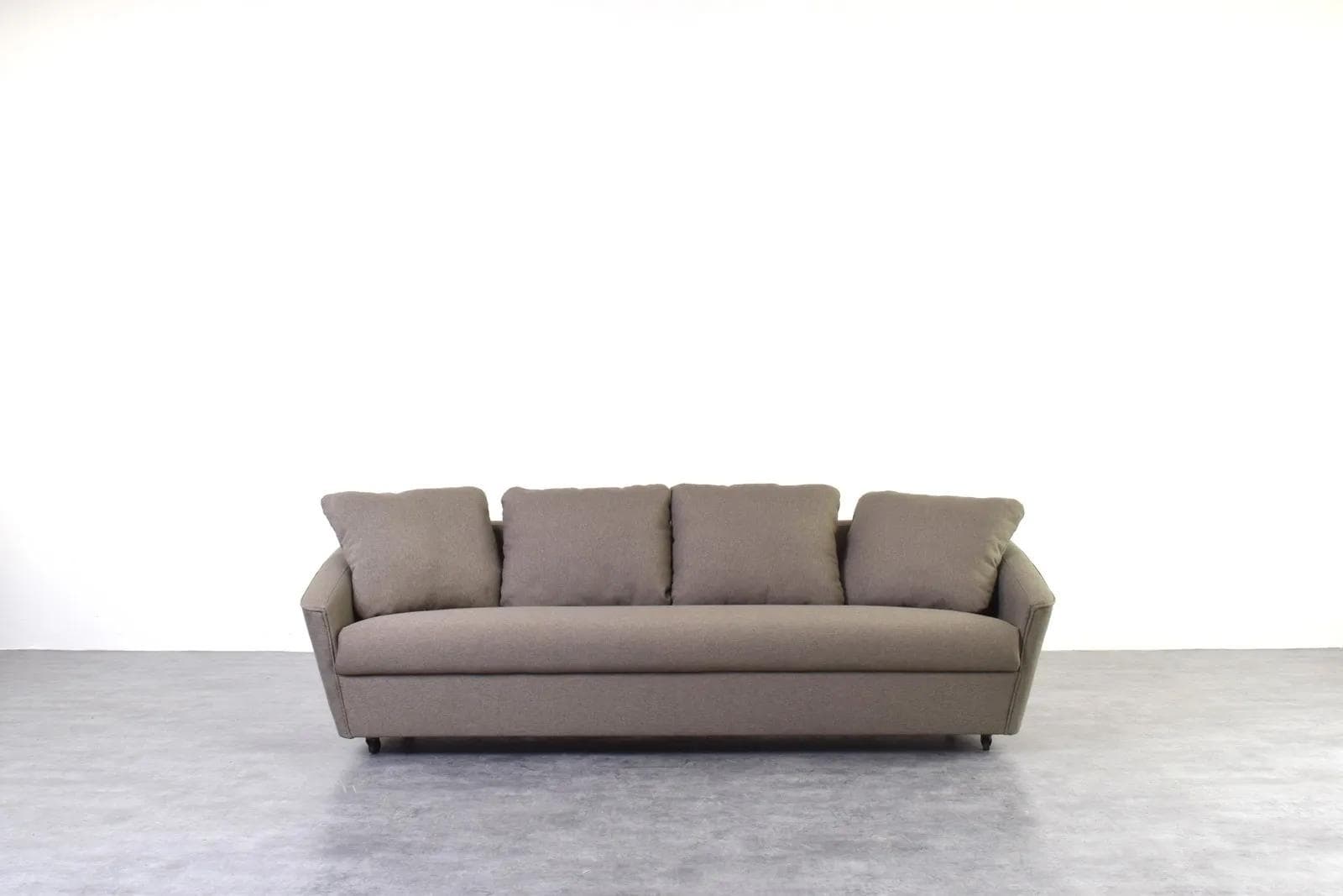 Sofa Space Age, grey fabric, Germany, 1960s. - 316292