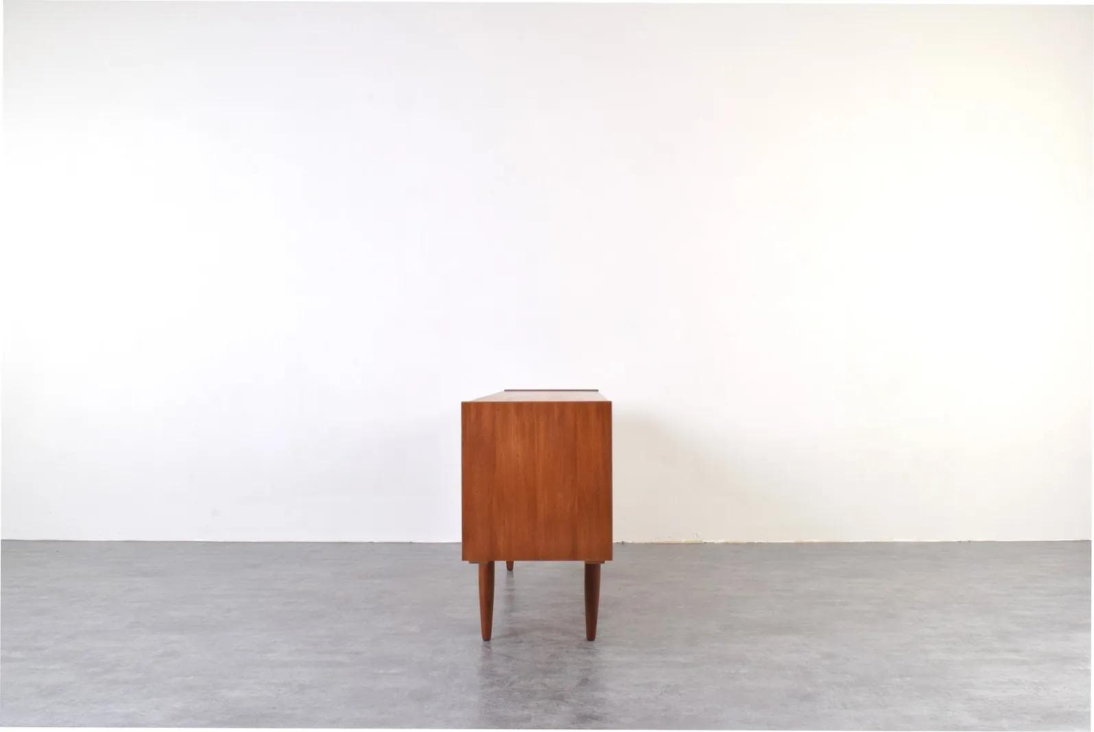 Sideboard, brown teak, Denmark, 1960s - 316202