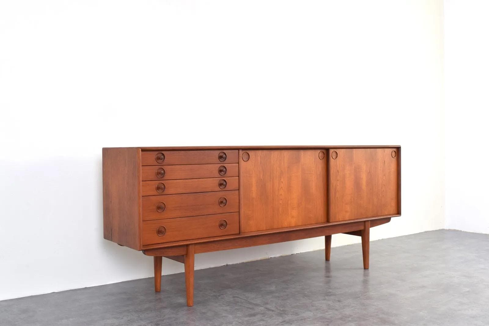 Sideboard, brown teak, Bruksbo, Norway, 1960s - 316159