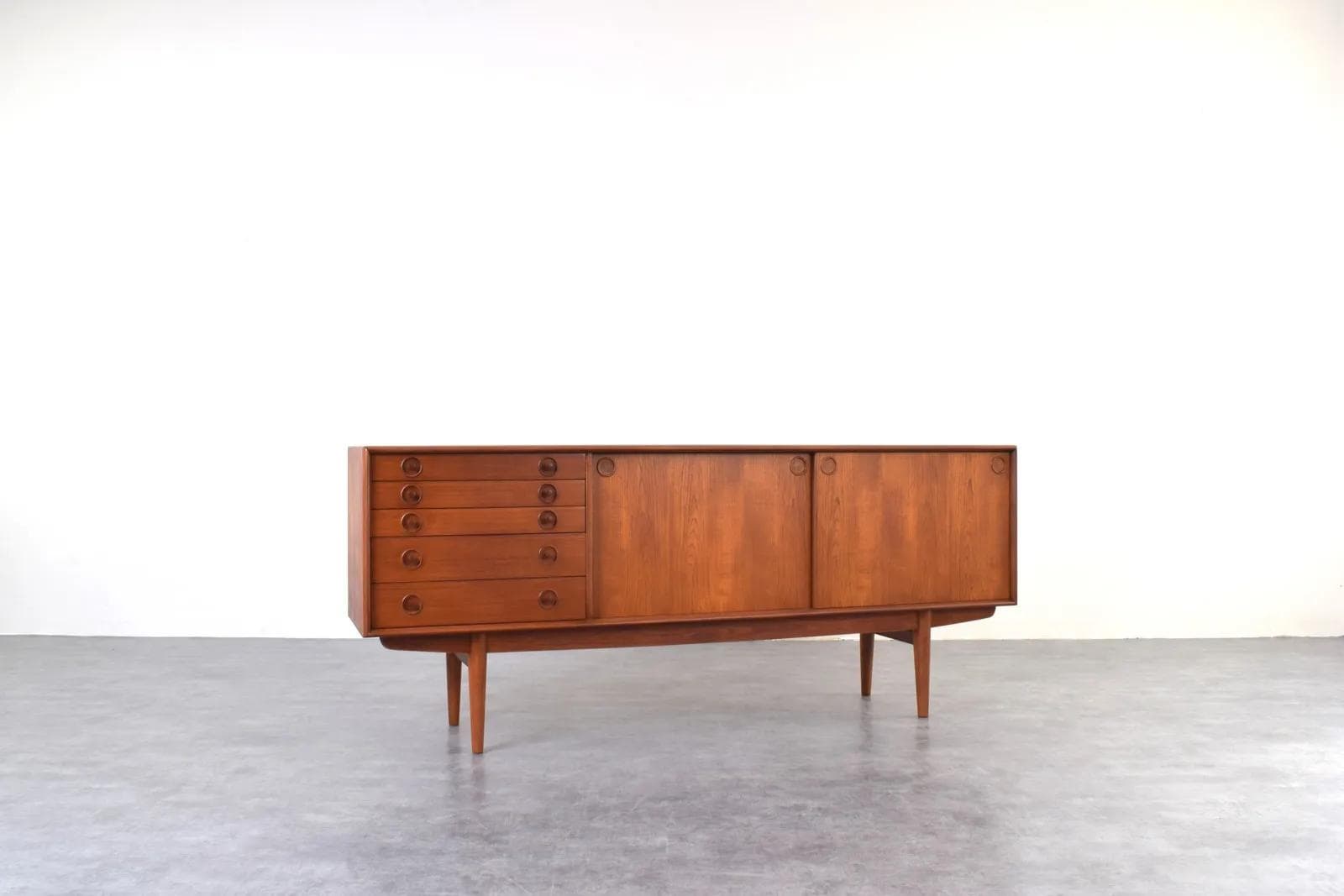 Sideboard, brown teak, Bruksbo, Norway, 1960s - 316151