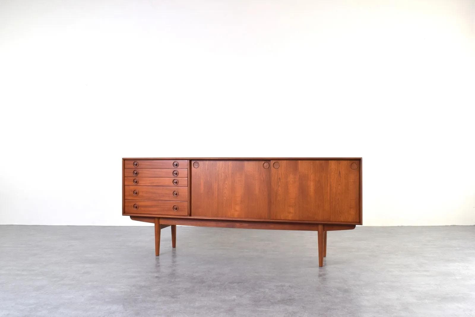 Sideboard, brown teak, Bruksbo, Norway, 1960s - 316155