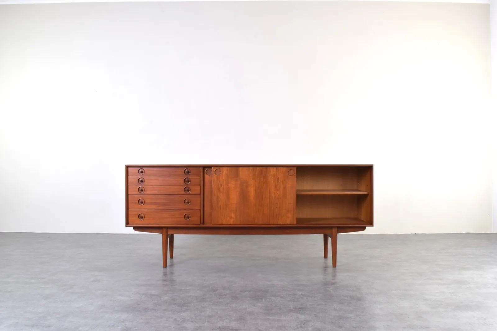 Sideboard, brown teak, Bruksbo, Norway, 1960s - 316157