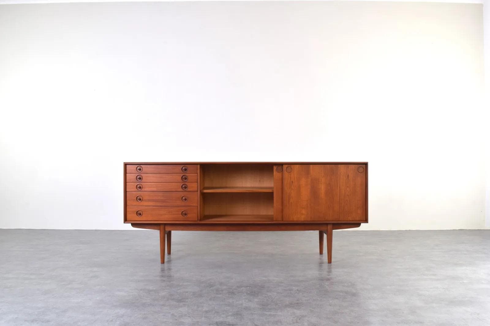 Sideboard, brown teak, Bruksbo, Norway, 1960s - 316160