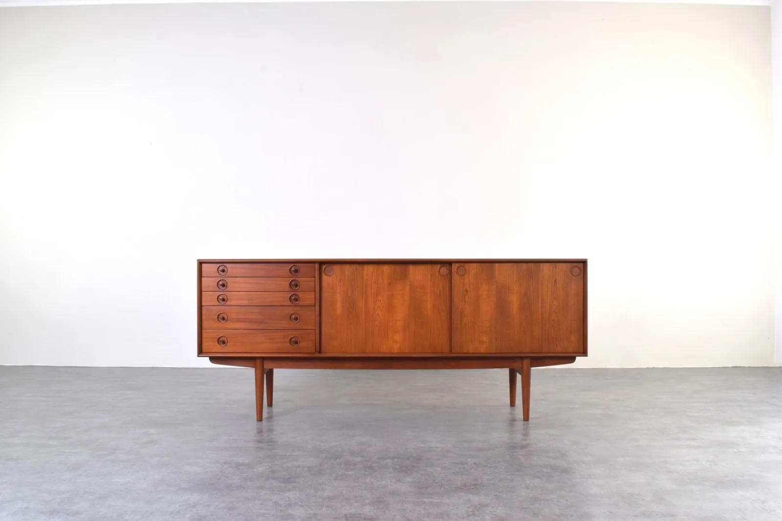 Sideboard, brown teak, Bruksbo, Norway, 1960s - 316152