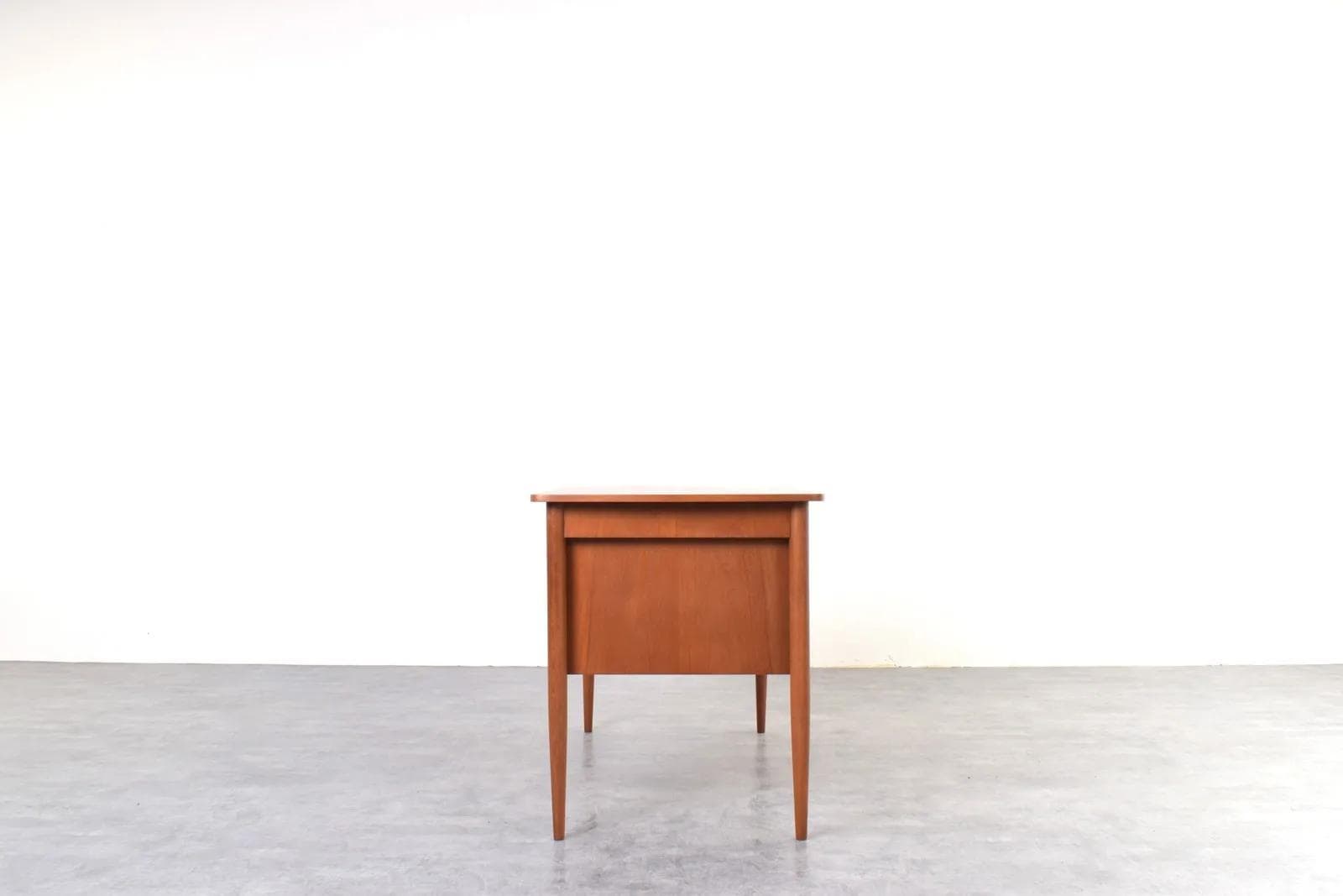 Desk, brown teak, Denmark, 1960s. - 316109
