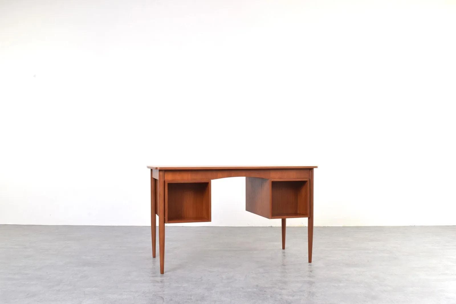 Desk, brown teak, Denmark, 1960s. - 316107