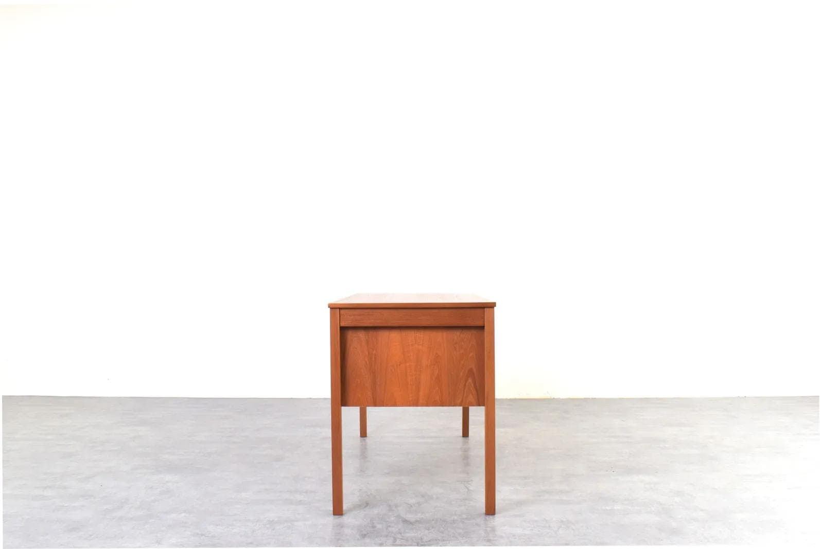 Desk, brown teak, Domino Møbler, Denmark, 1960s. - 316098