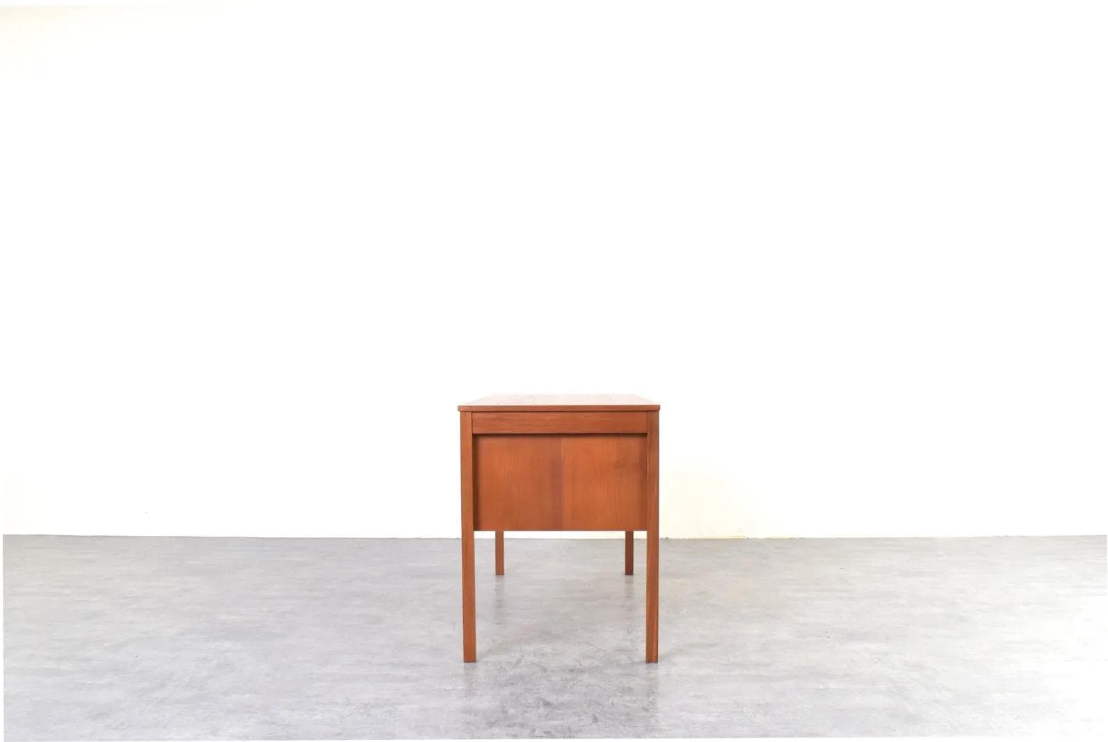 Desk, brown teak, Domino Møbler, Denmark, 1960s. - 316100