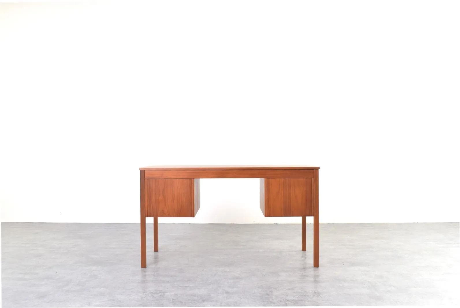 Desk, brown teak, Domino Møbler, Denmark, 1960s. - 316102
